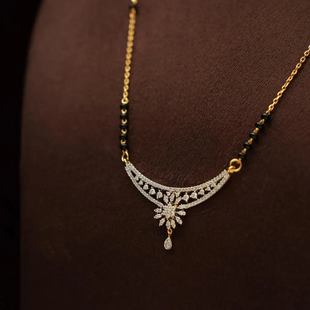 Gupila Silver Mangalsutra Chain