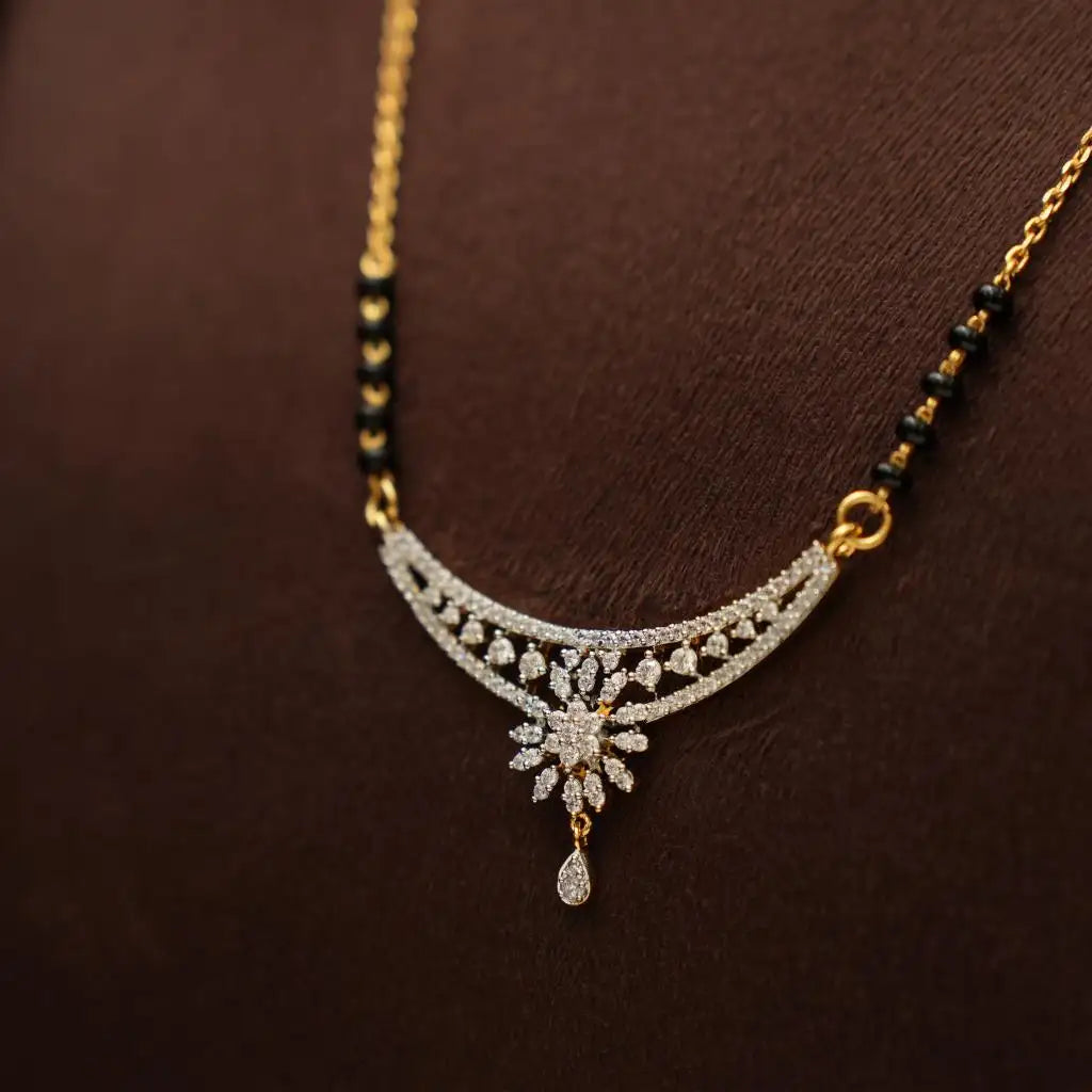 Gupila Silver Mangalsutra Chain