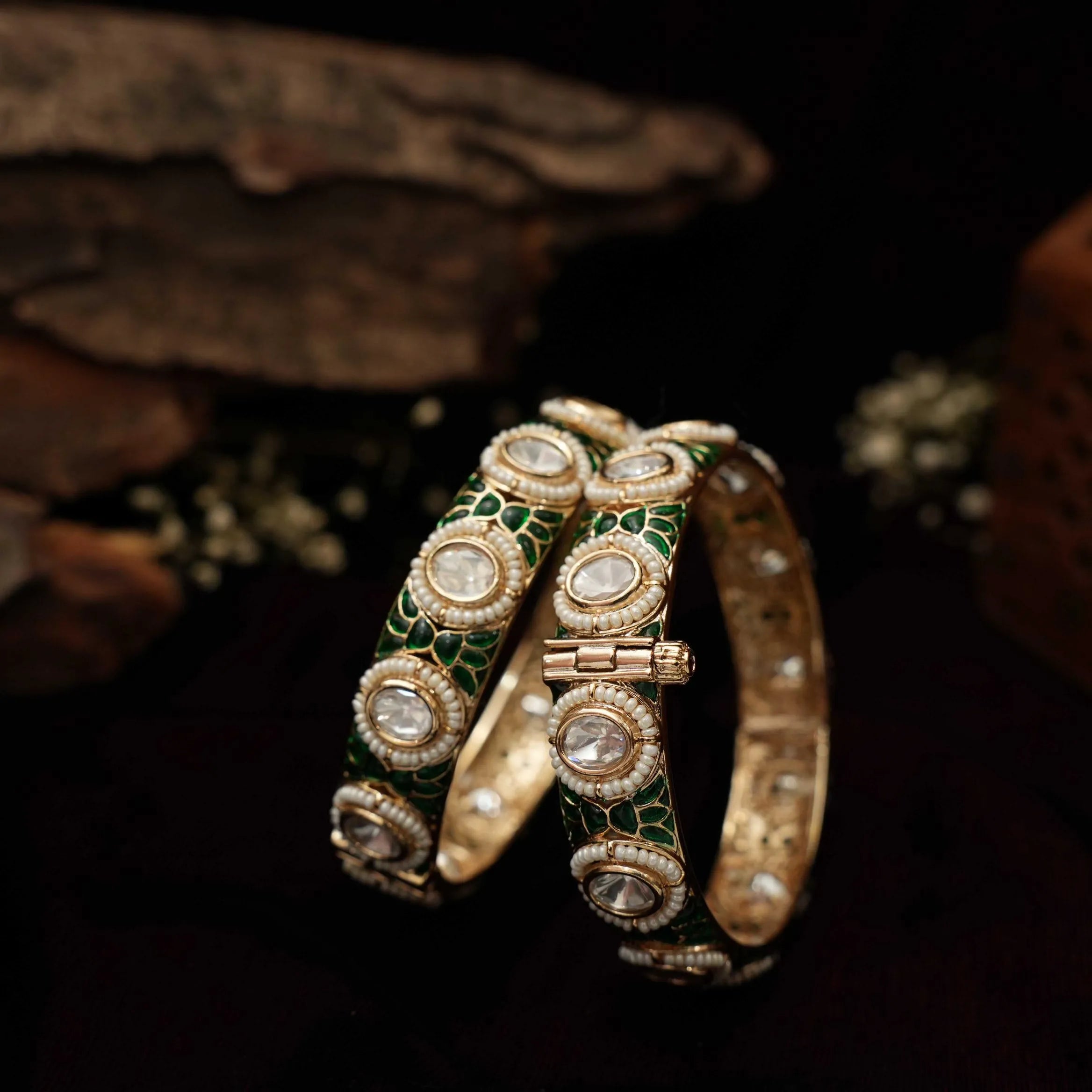 Gurika Polki Bangles