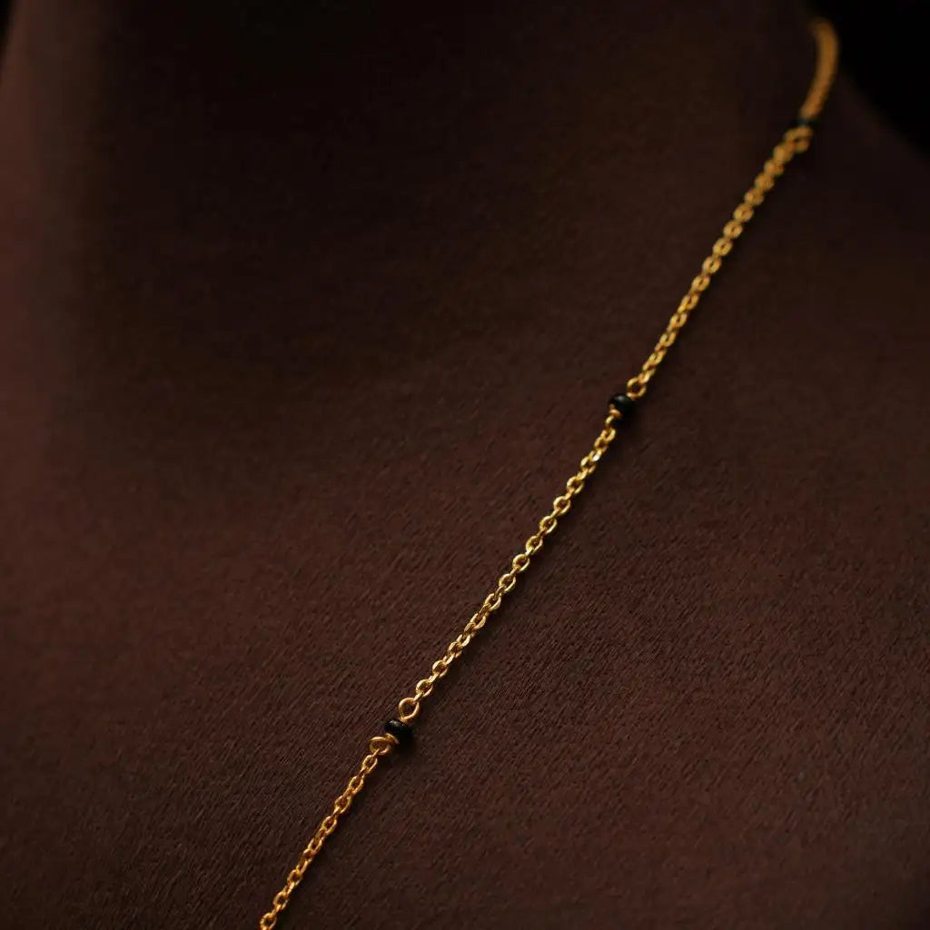 Haarati Silver Mangalsutra Chain