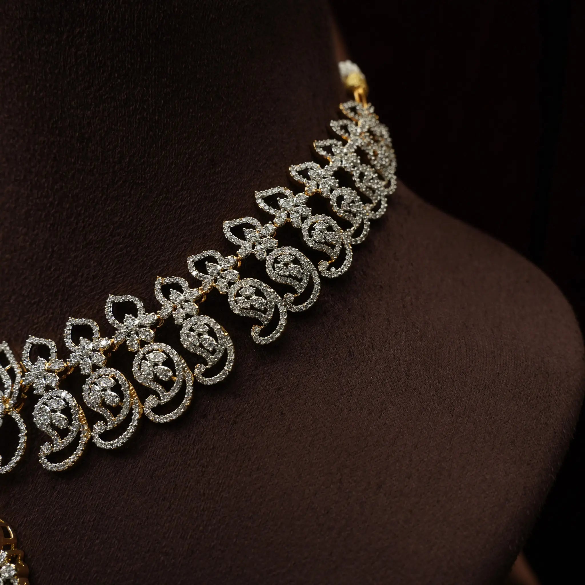 Haniya Zircon Necklace - Green