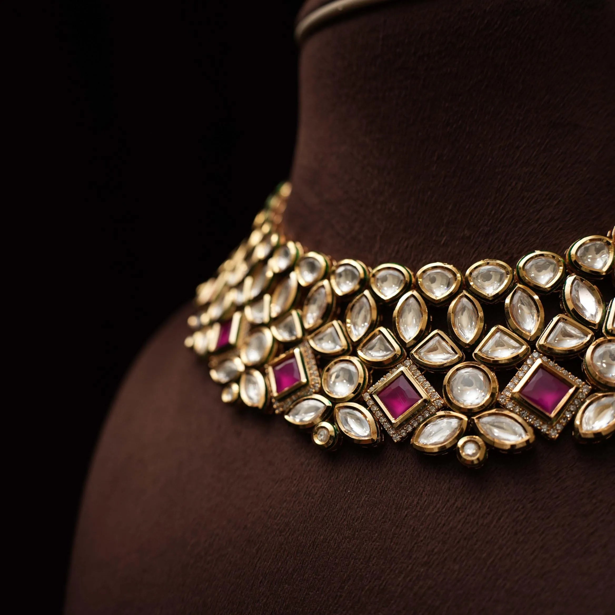 Hansa Polki Necklace - Rimli Boutique