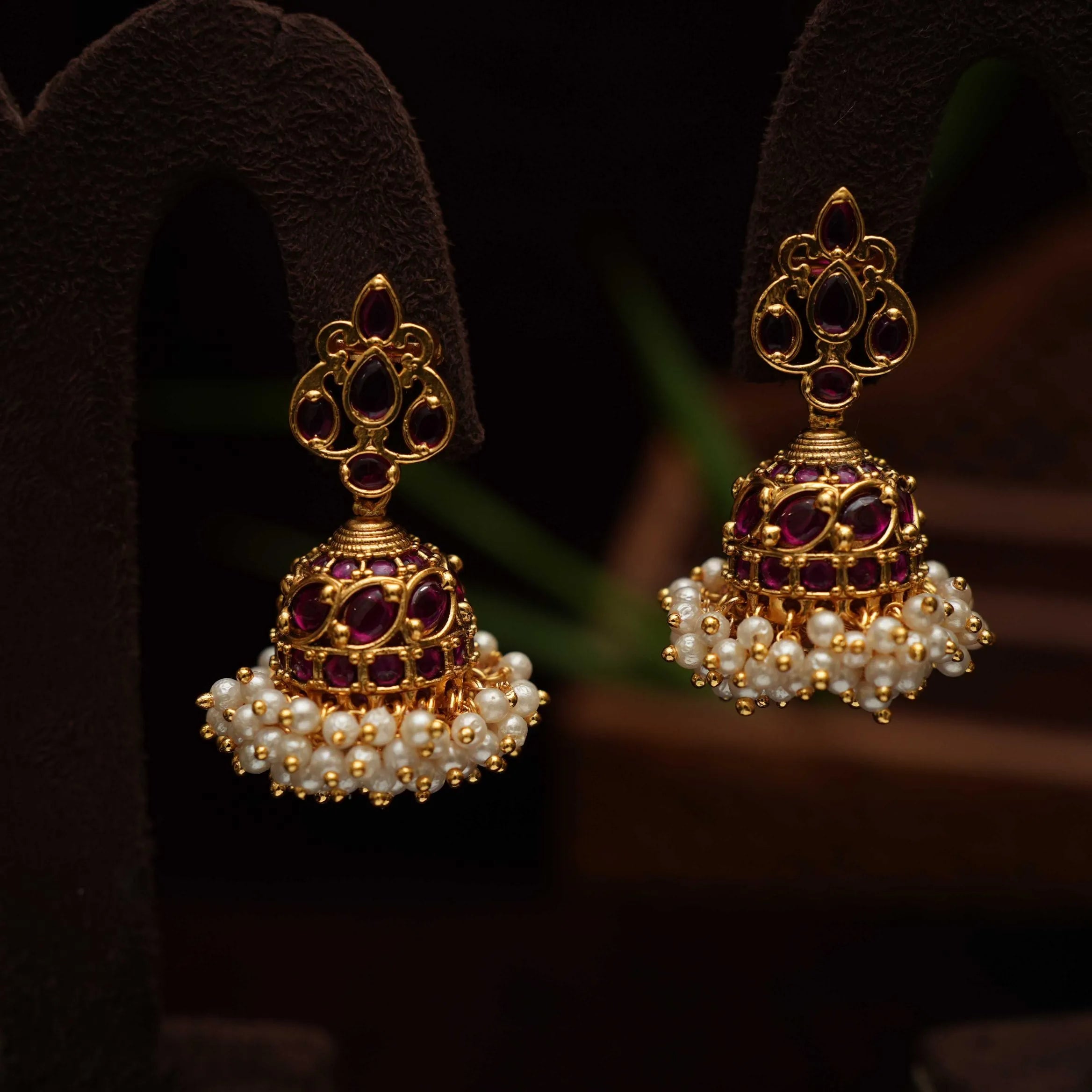 Hargun Antique Jhumka Earrings