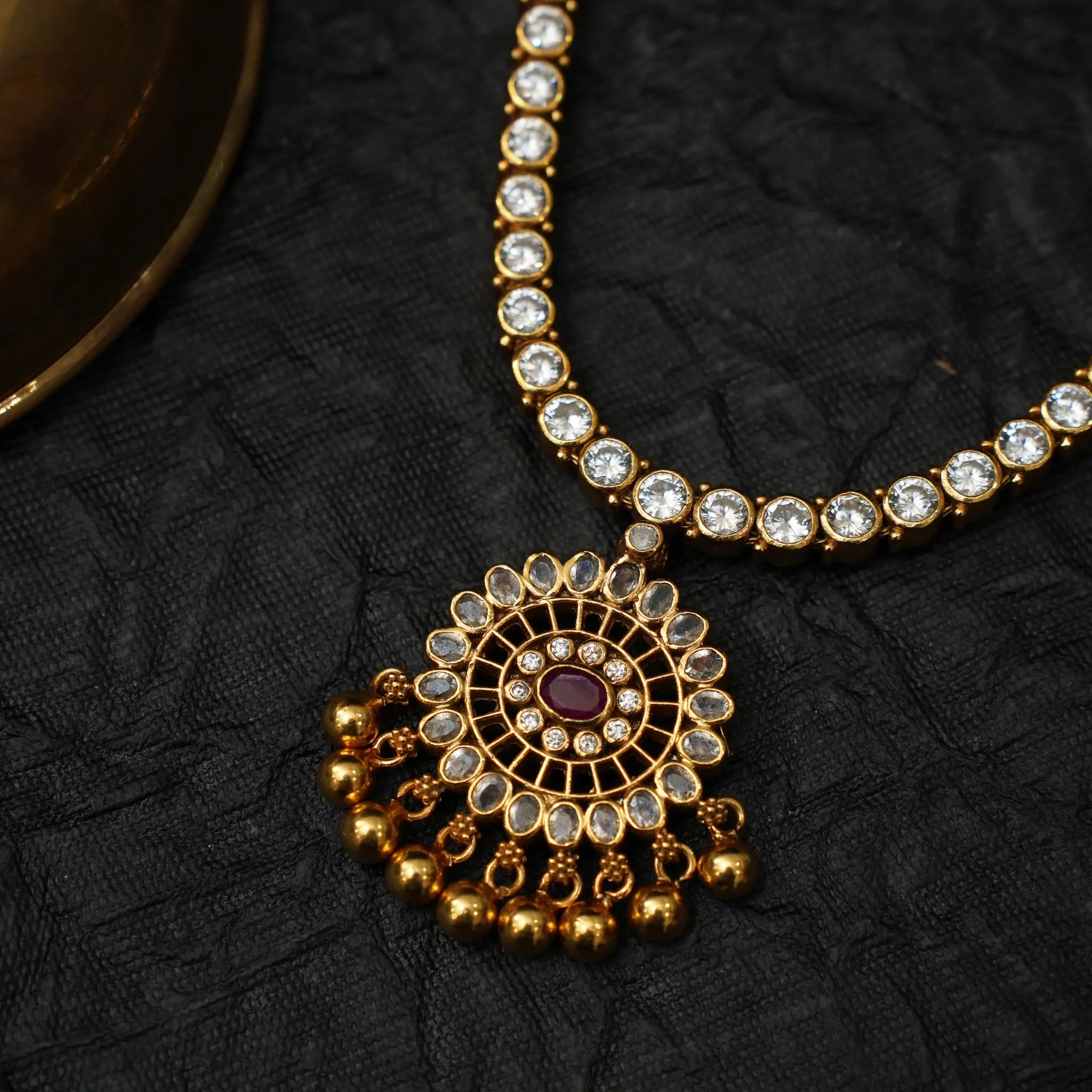 Harita Silver Reversible Necklace