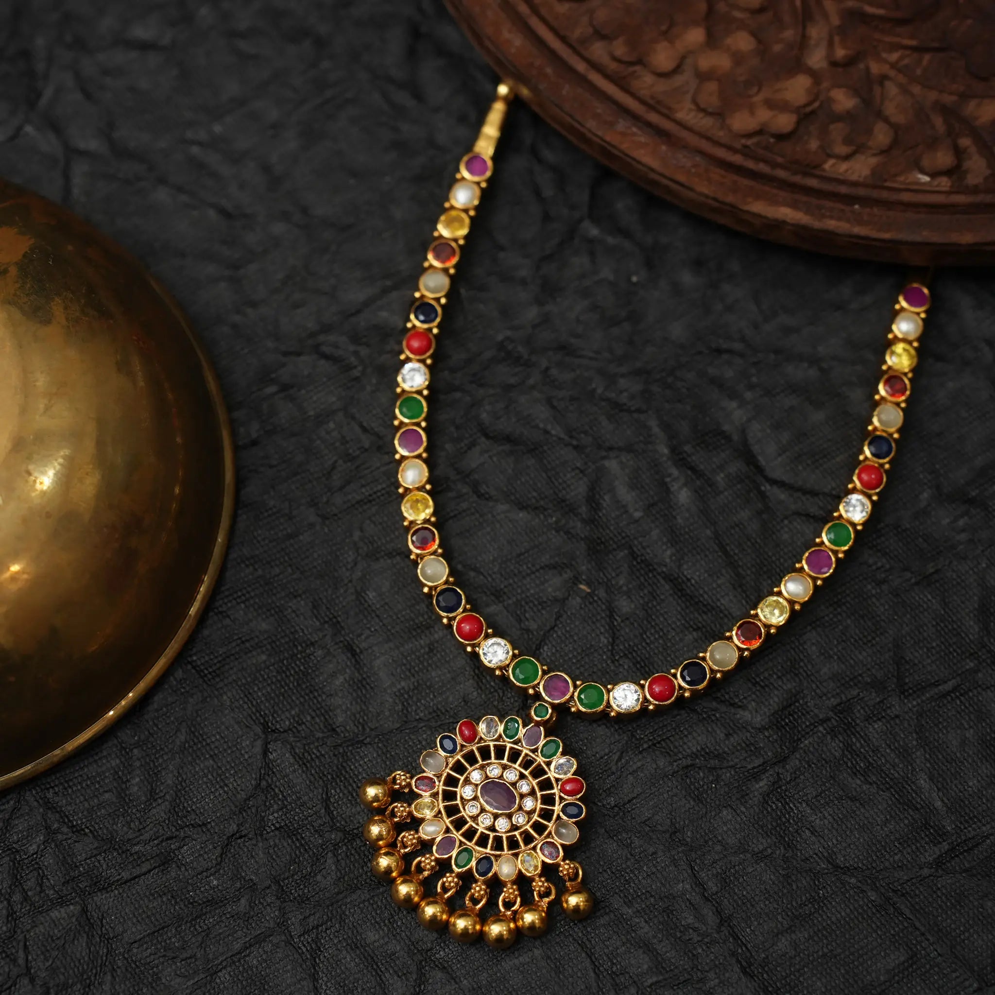 Harita Silver Reversible Necklace