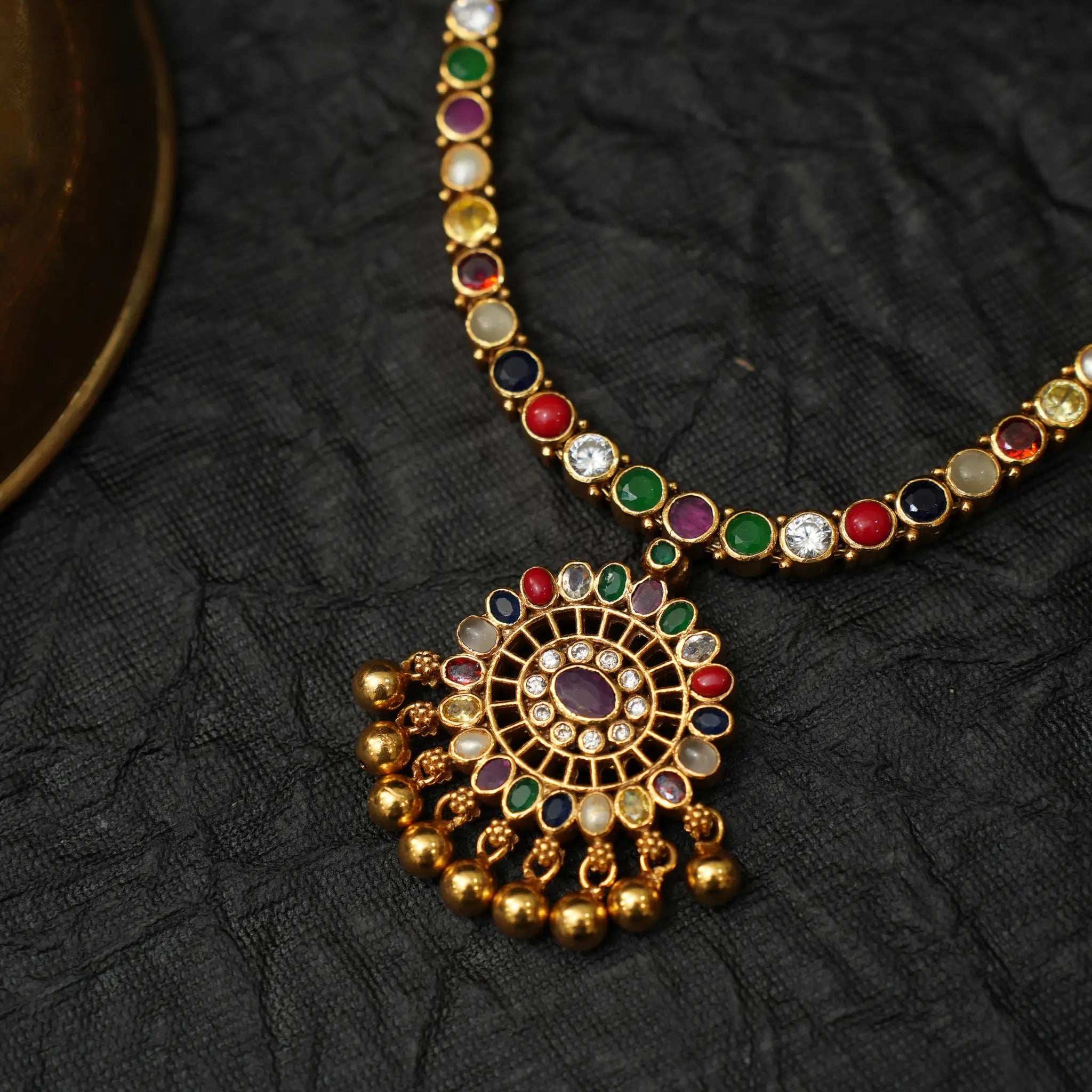 Harita Silver Reversible Necklace