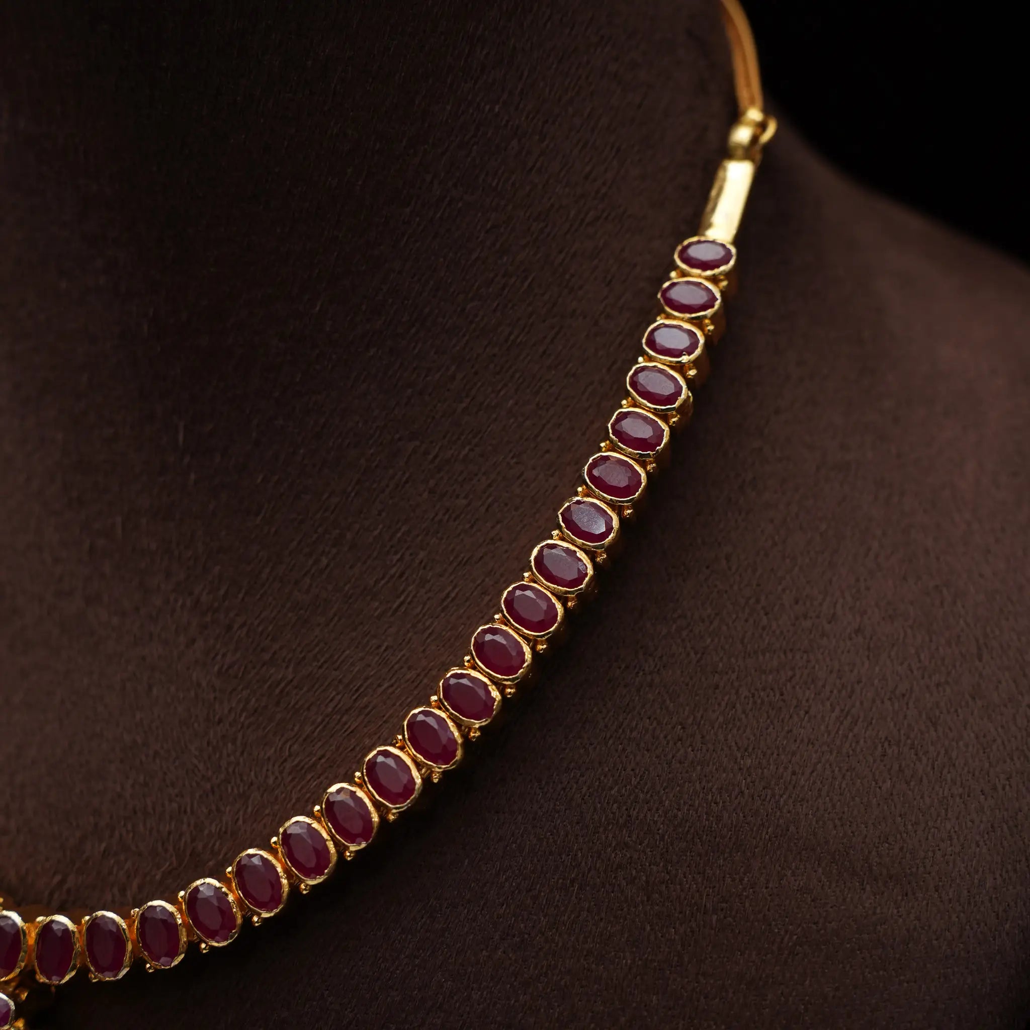 Harshali Silver Reversible Necklace