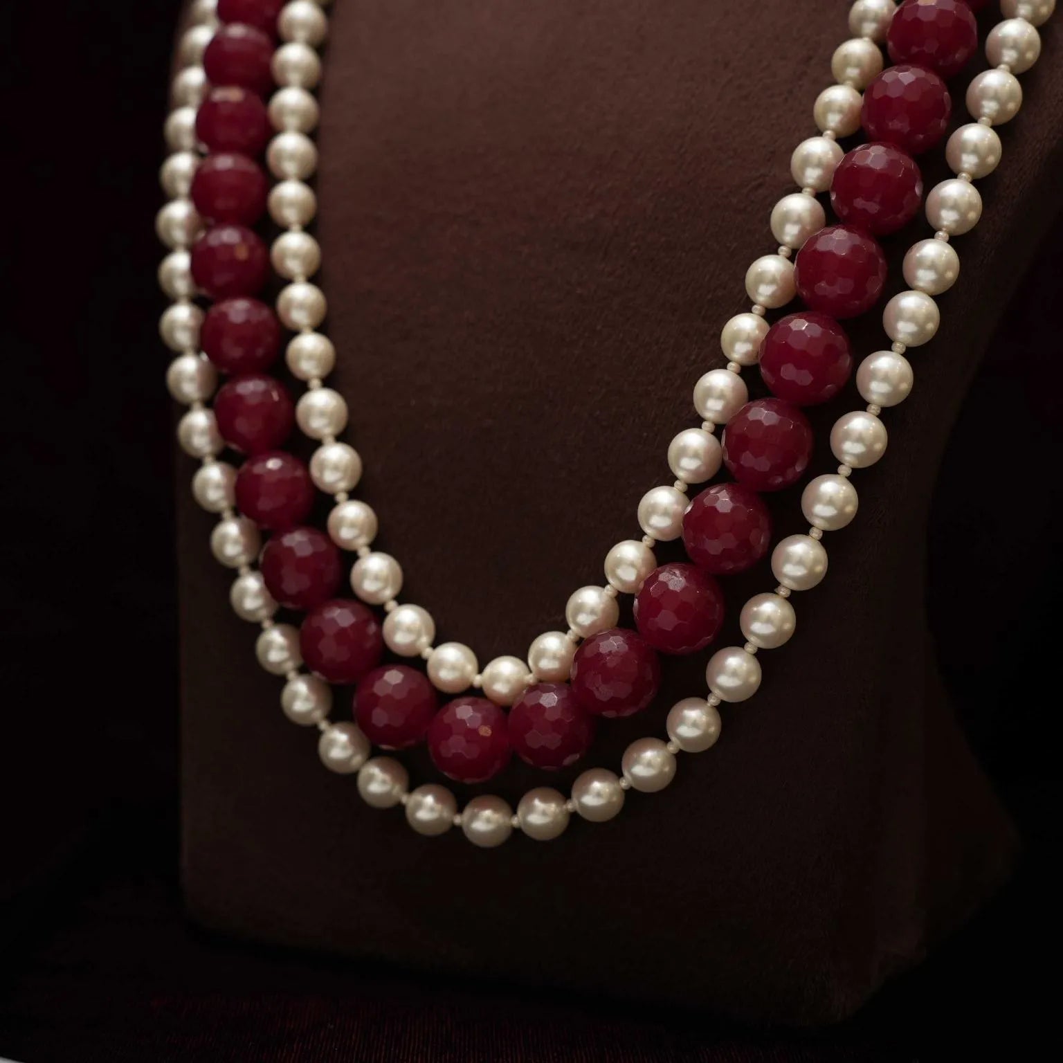 Harshi Pearl Beaded Necklace