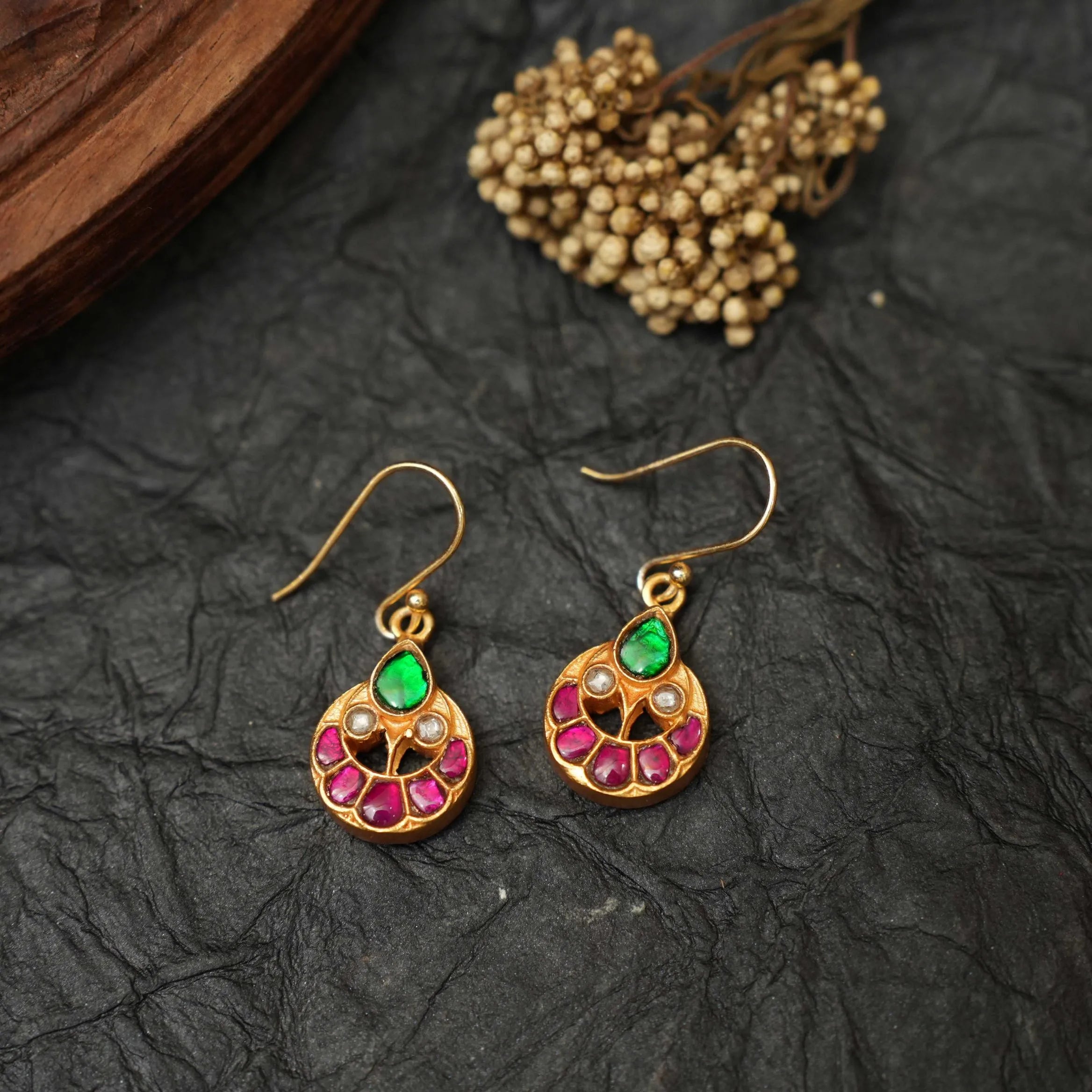 Hemal Silver Hoop Earrings