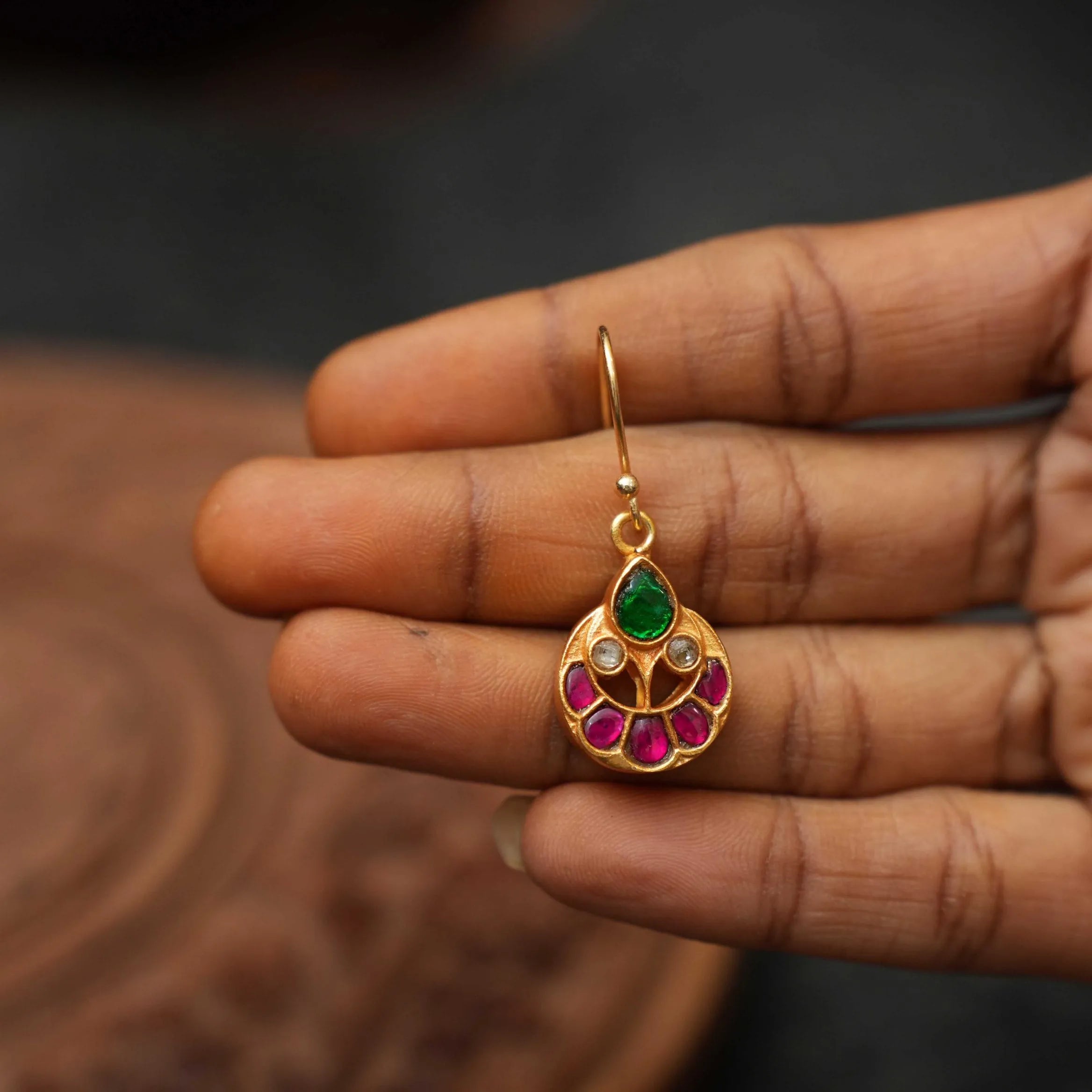 Hemal Silver Hoop Earrings