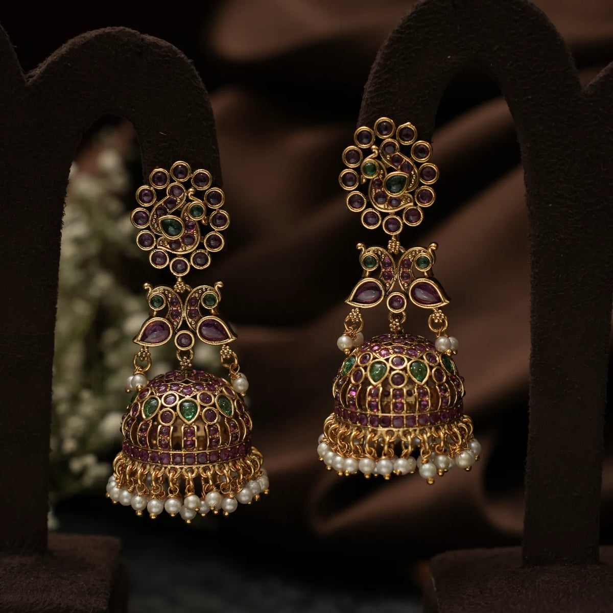 Hendrika Antique Jhumka Earrings