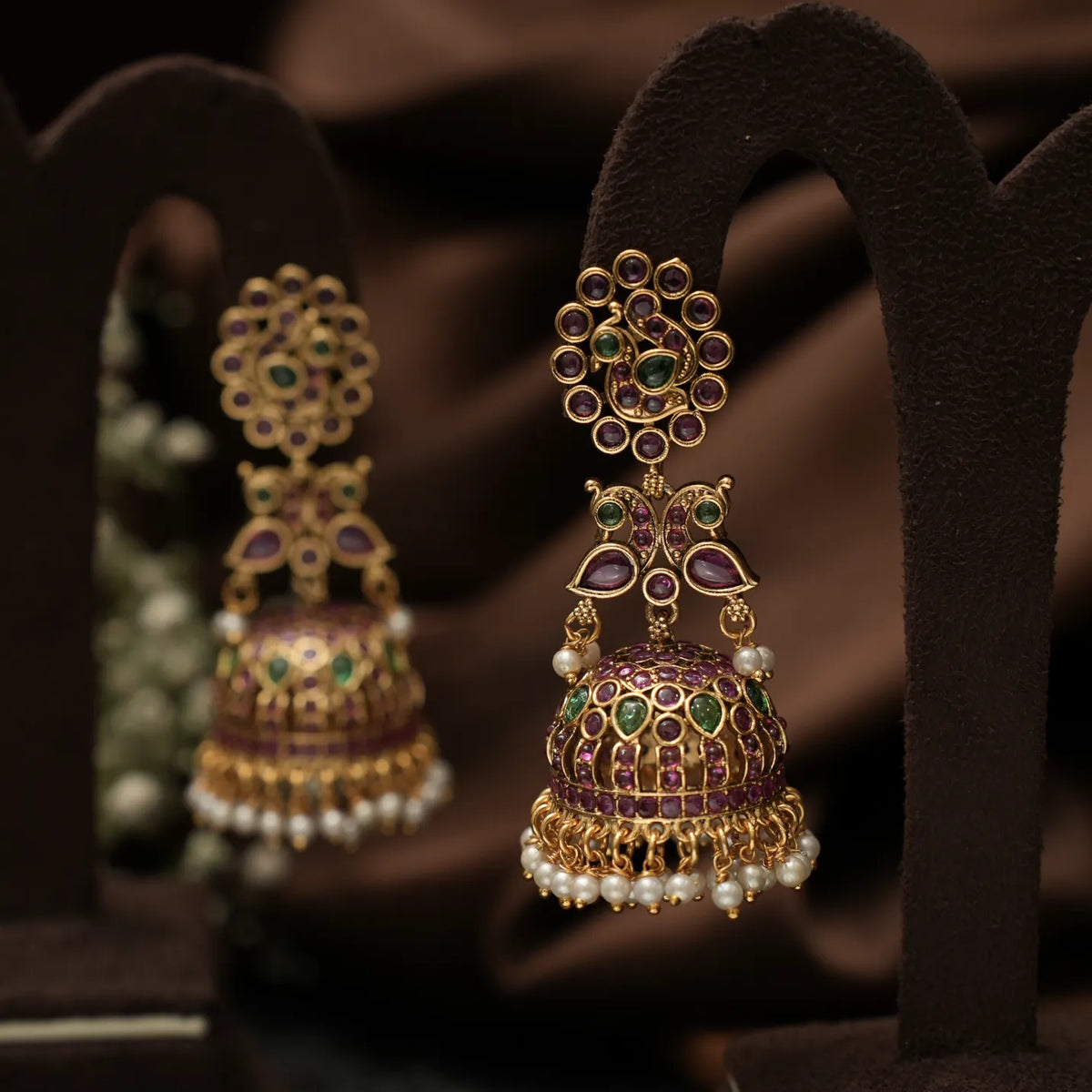Hendrika Antique Jhumka Earrings