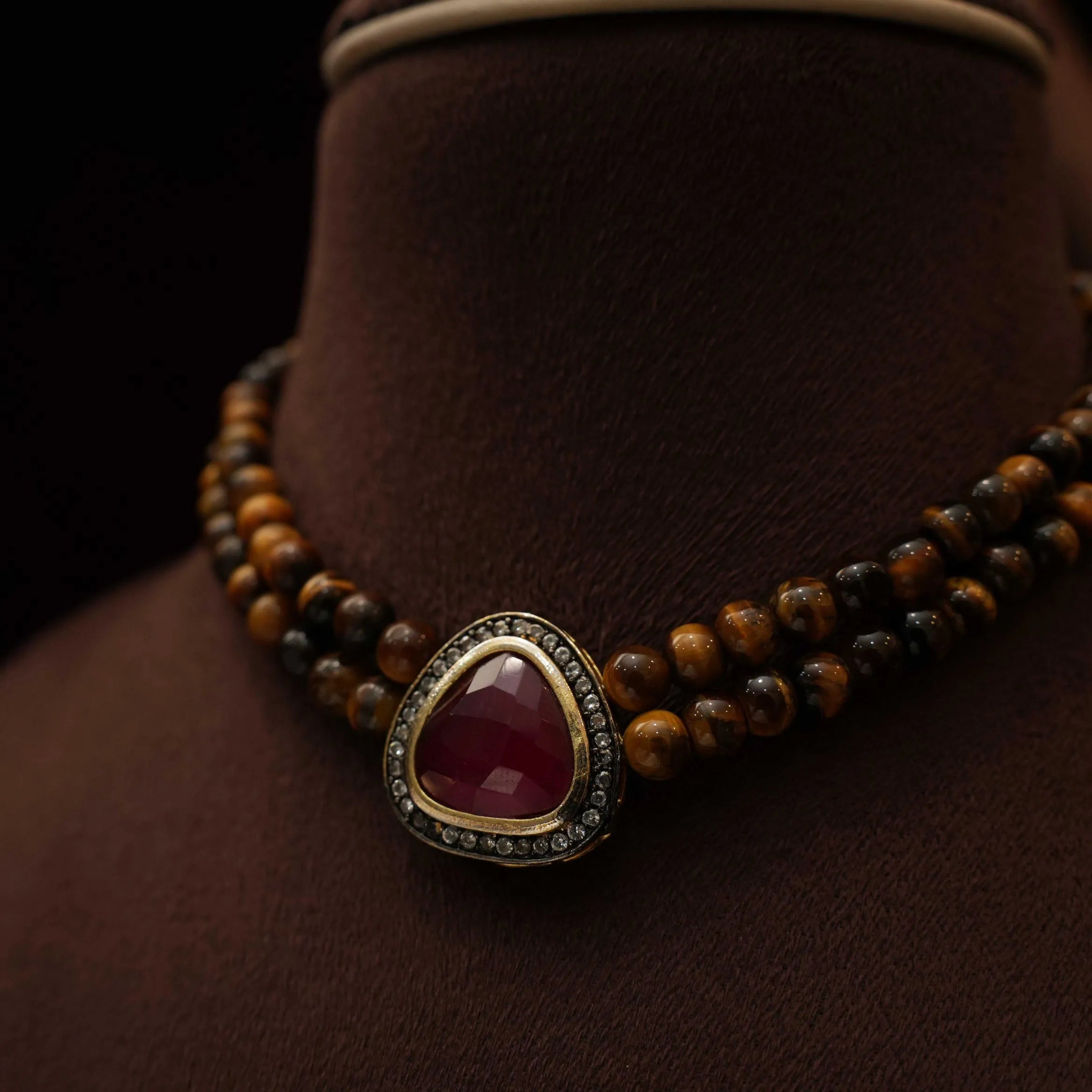 Hima Kundan Beaded Necklace