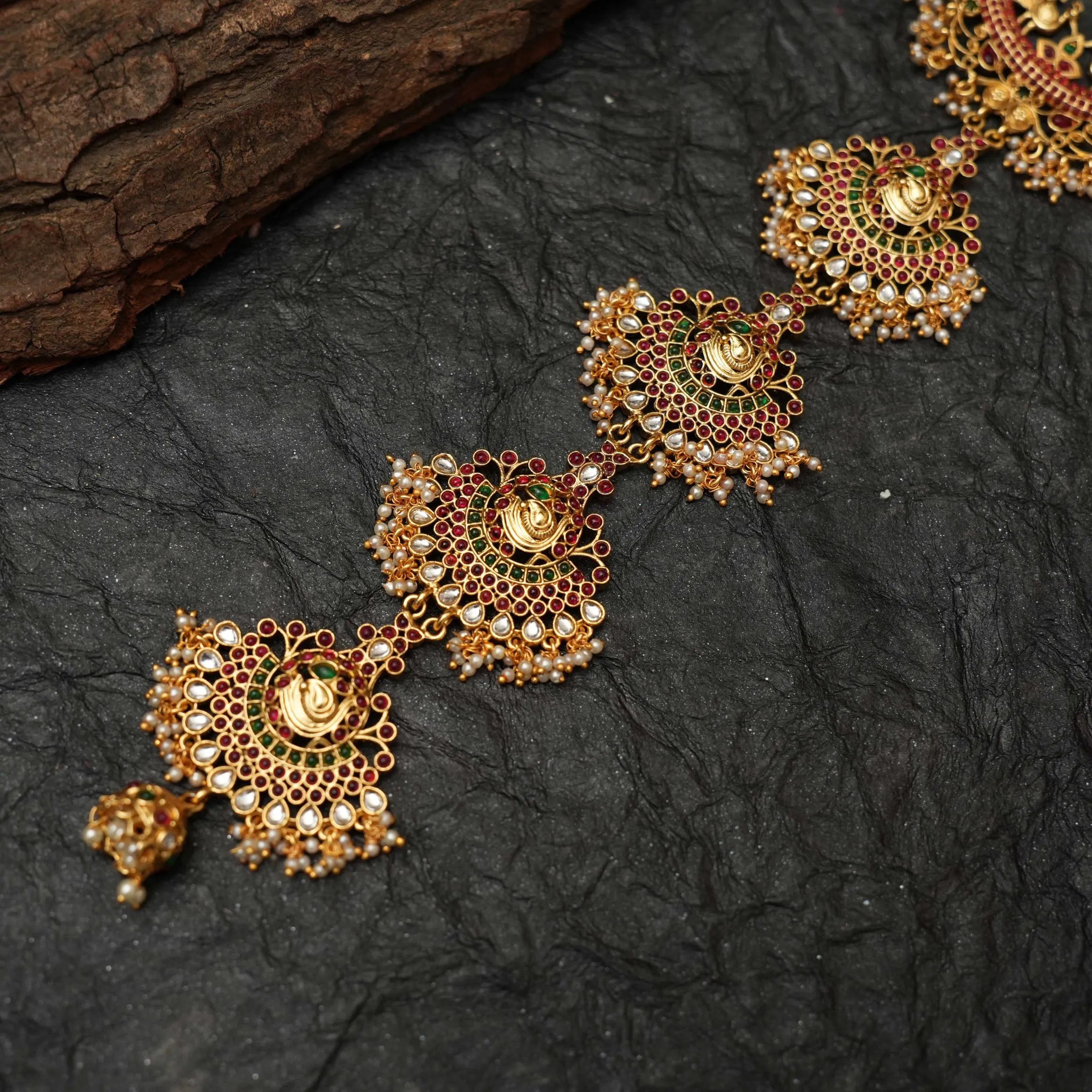 Hiral Antique Jada Billai/ Hair Brooch