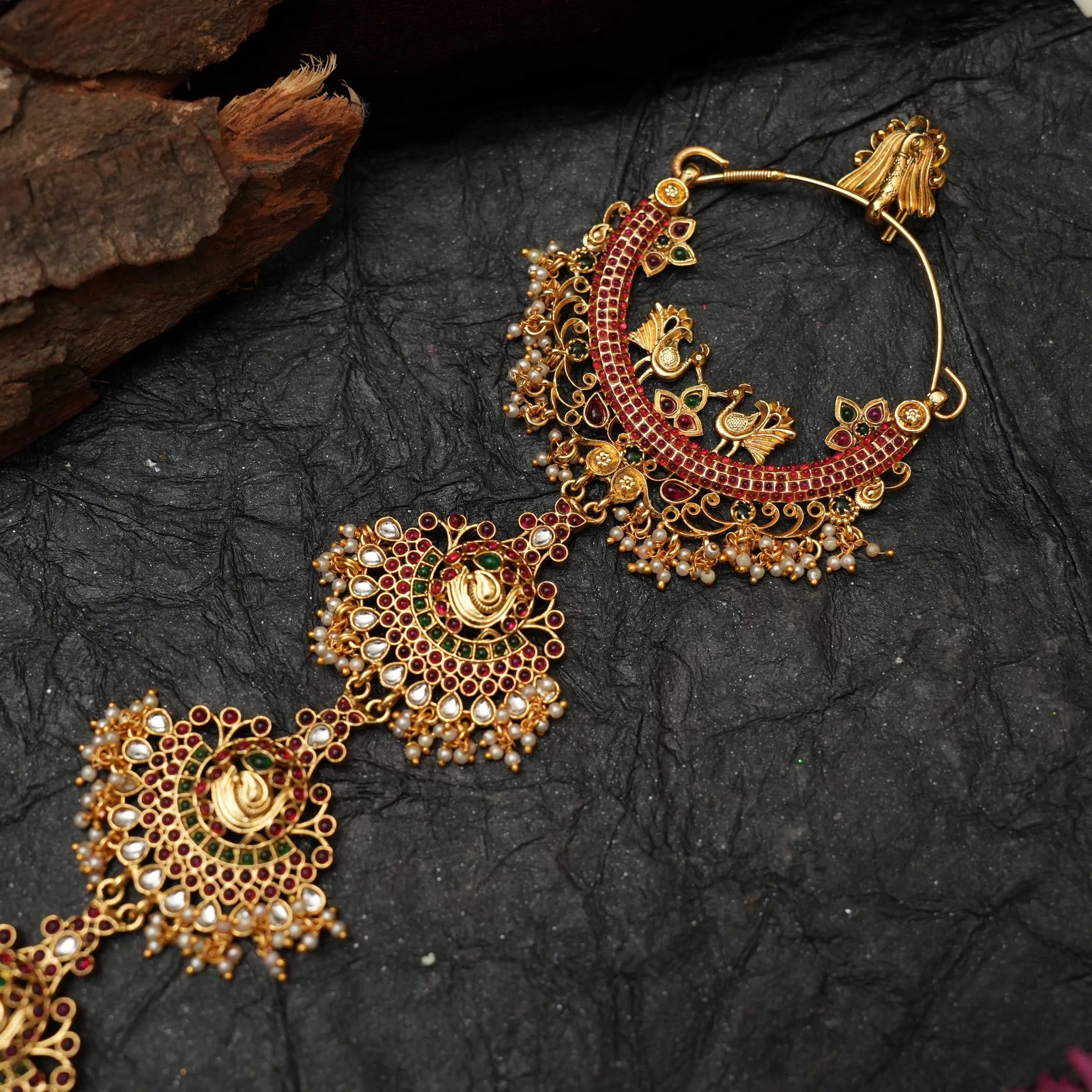 Hiral Antique Jada Billai/ Hair Brooch