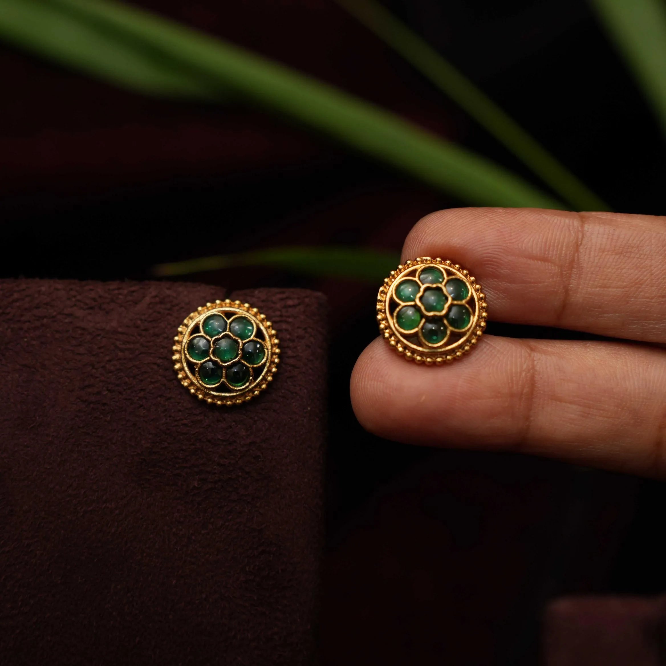 Hradha Antique Ear Stud