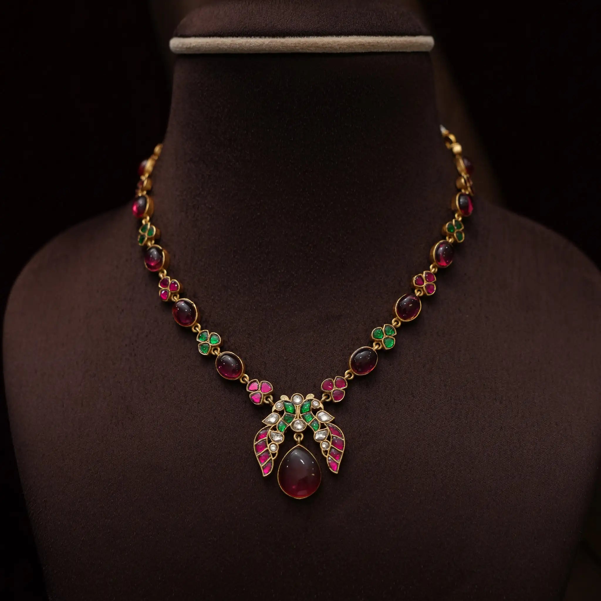 Hradini Polki Necklace - Jane