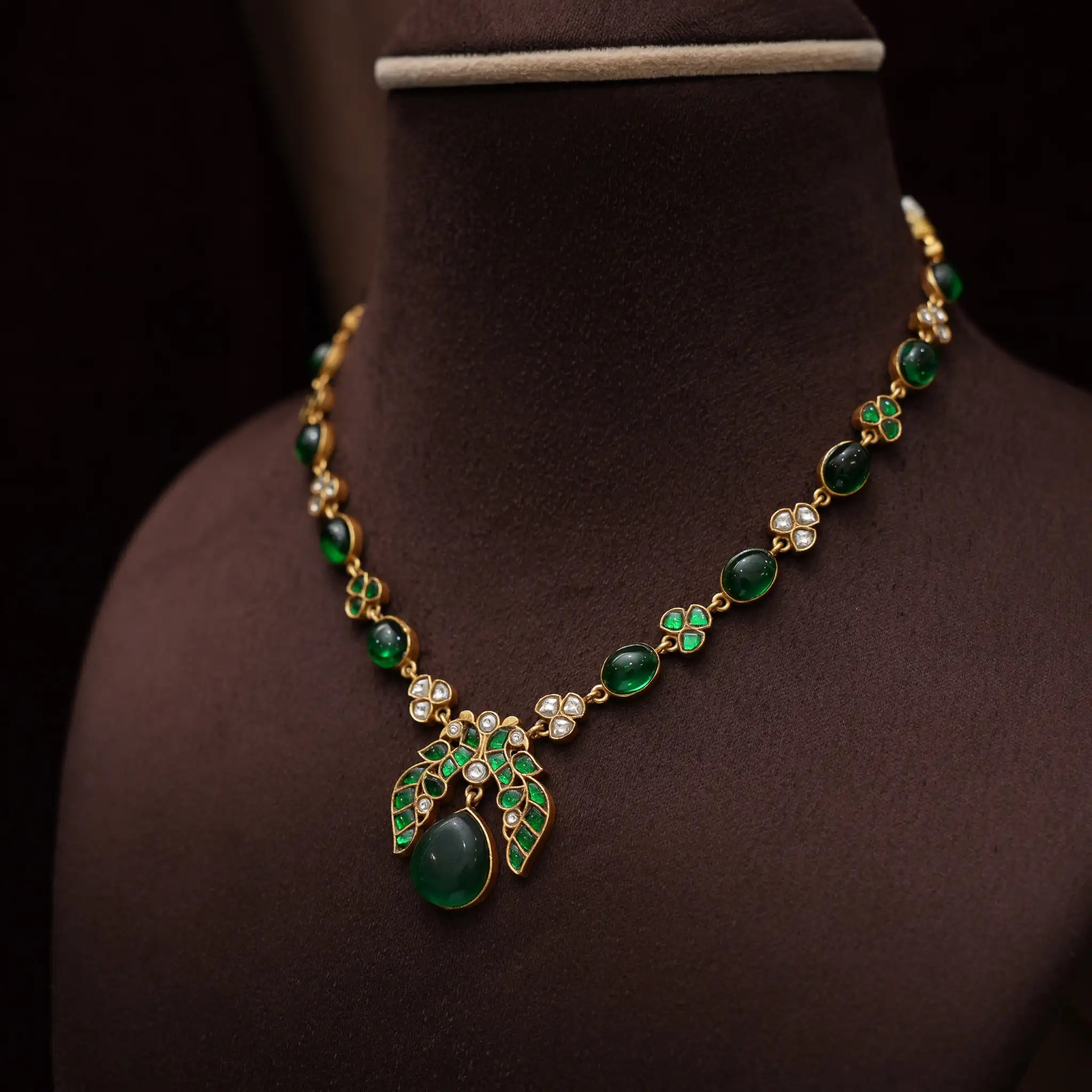 Hradini Polki Necklace - Lexi