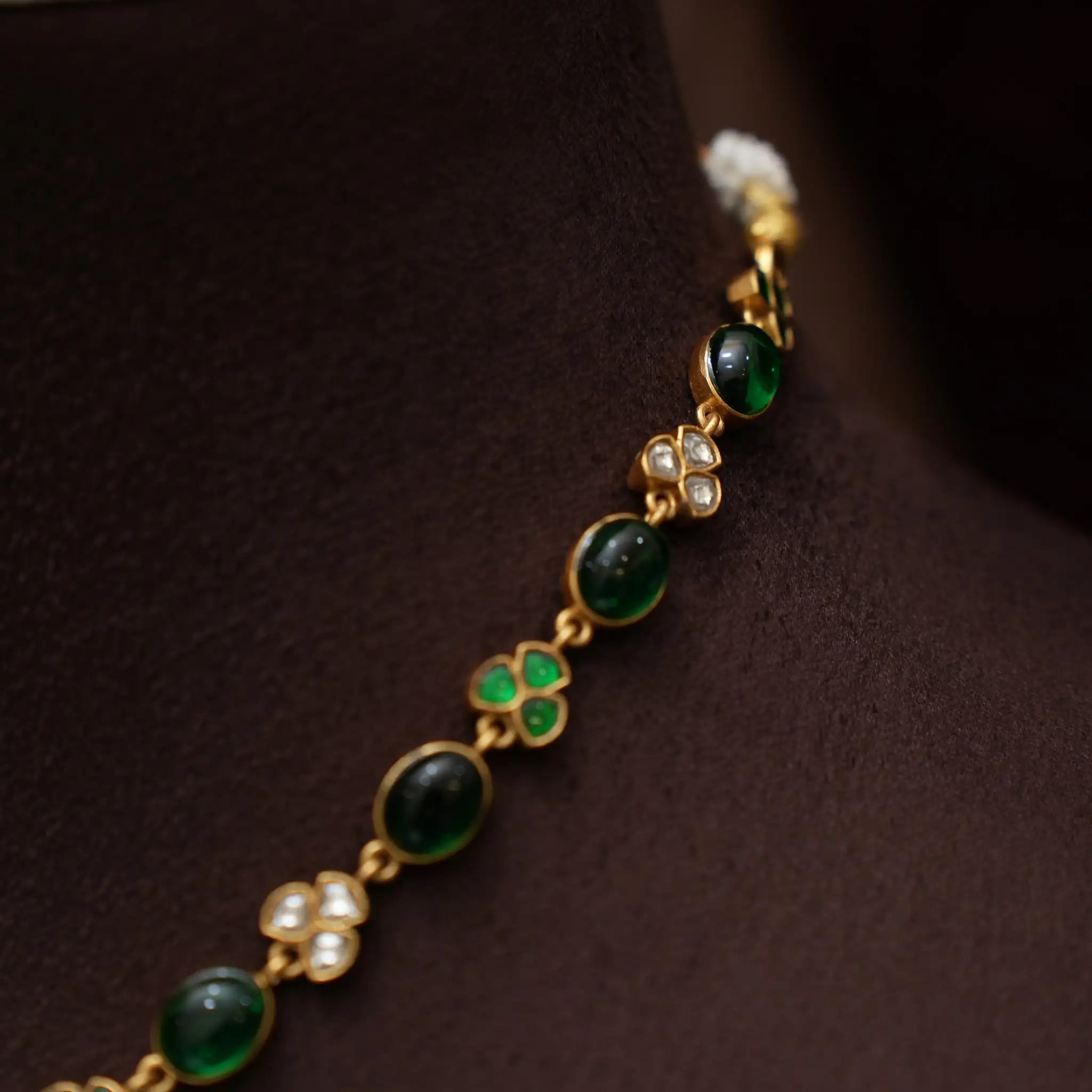 Hradini Polki Necklace - Lexi