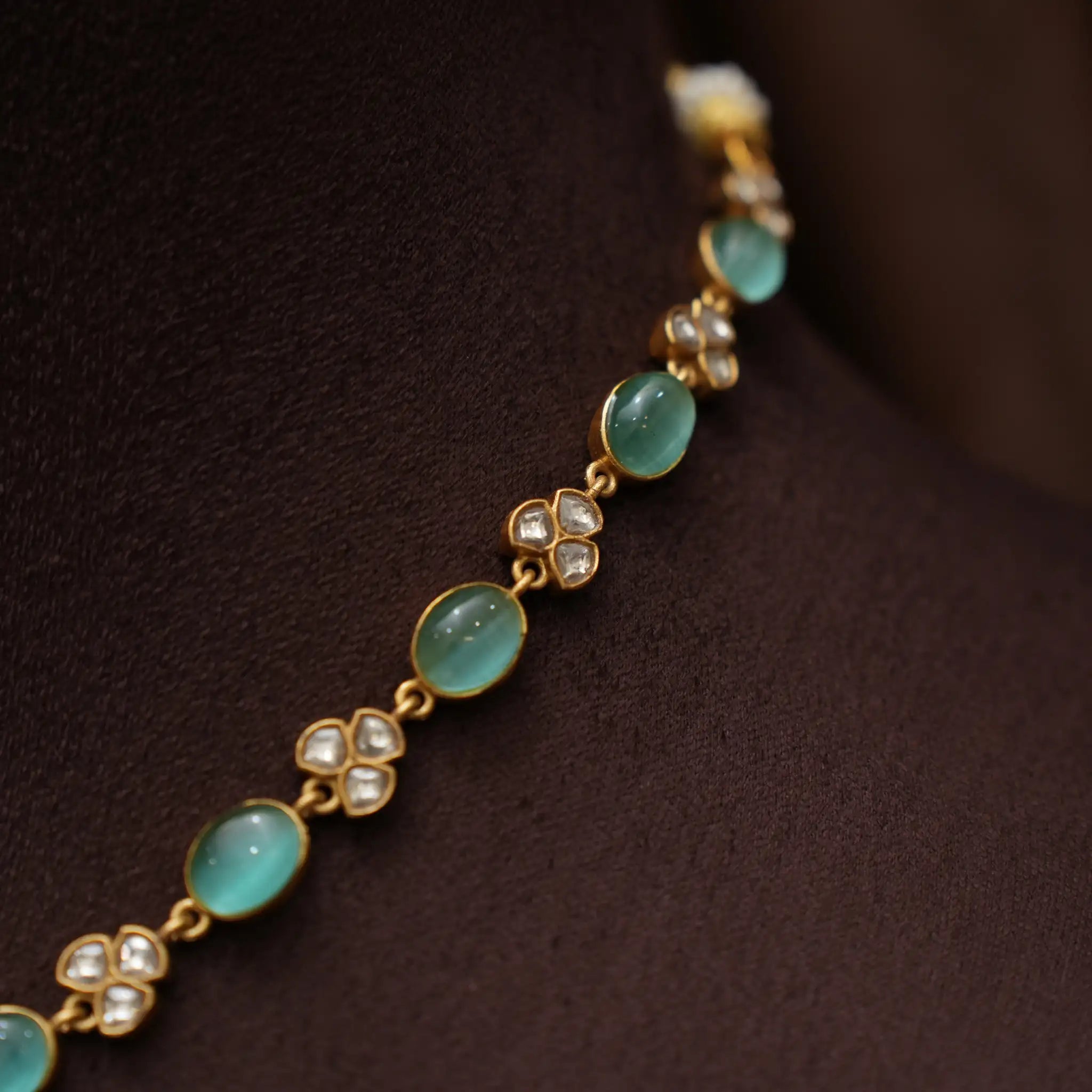 Hradini Polki Necklace - Ella