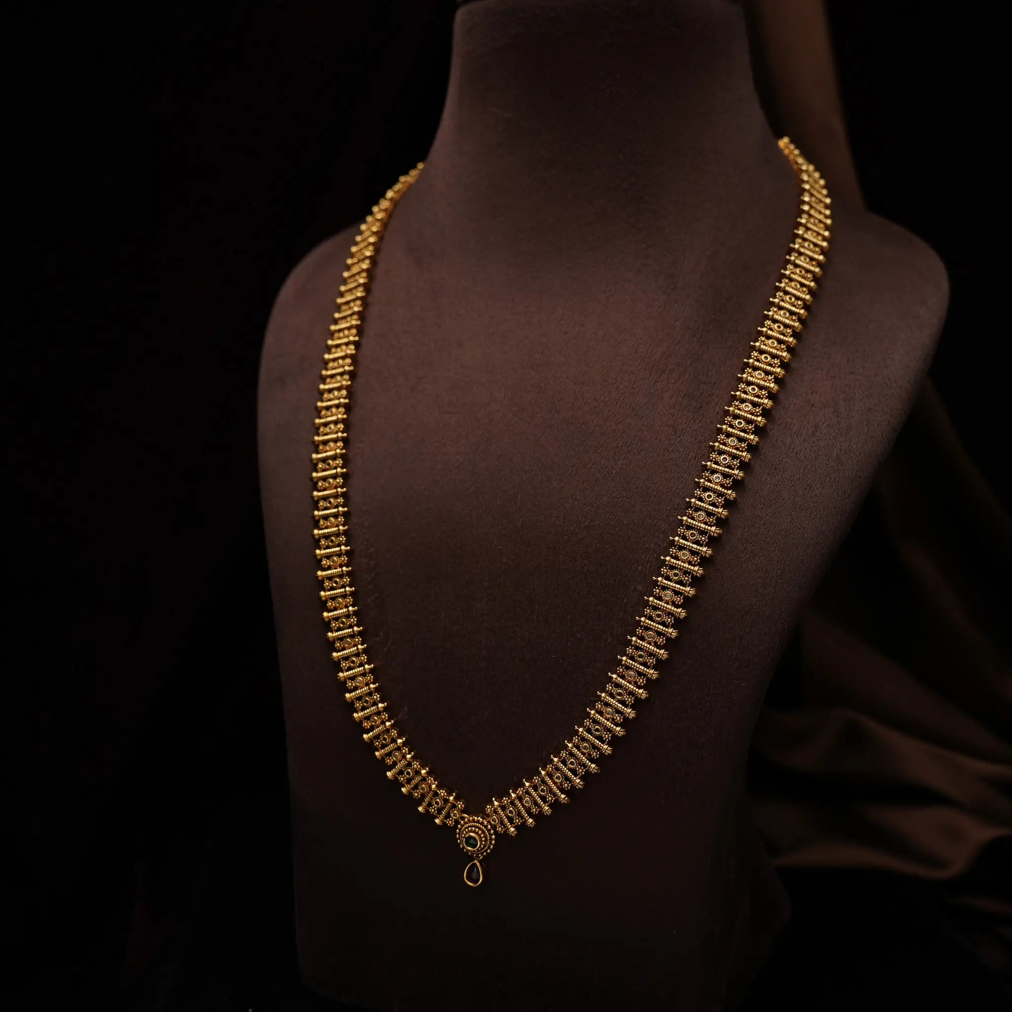 Hridya Antique Necklace - Long