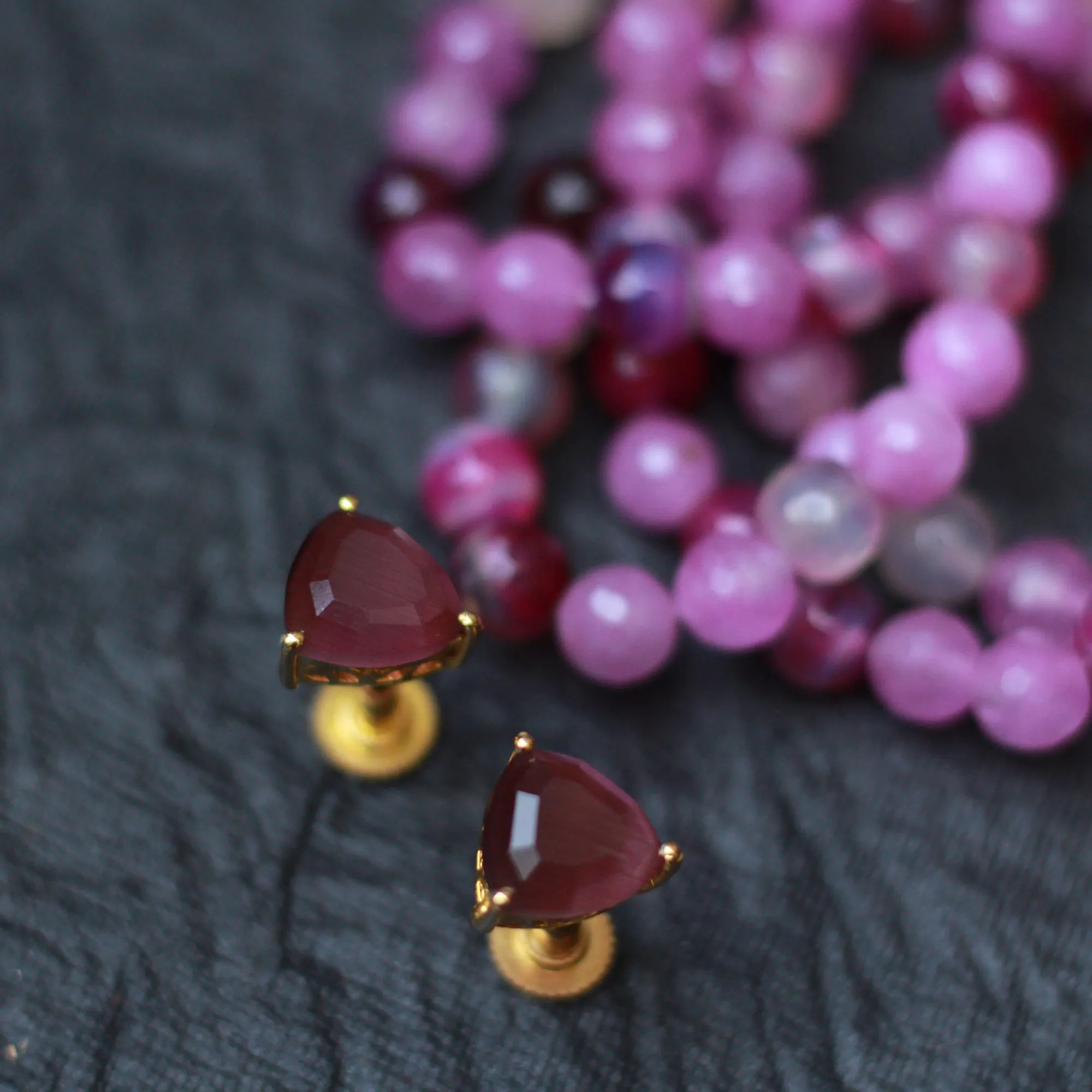 Shaded Purple Necklace Set