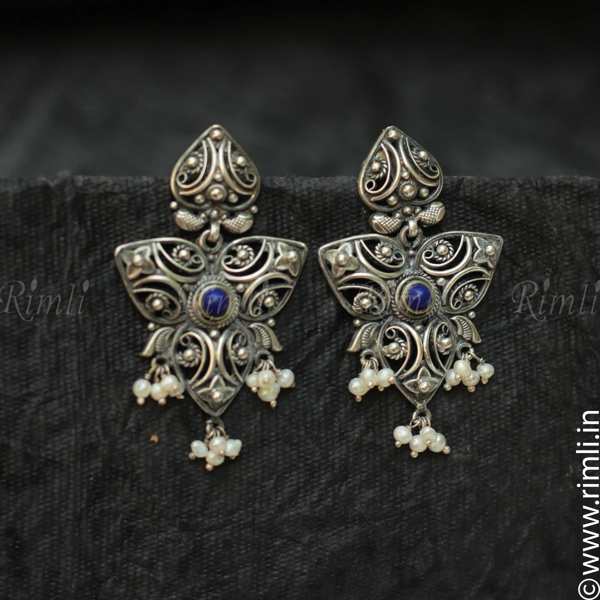 Ethnic Silver Earrings