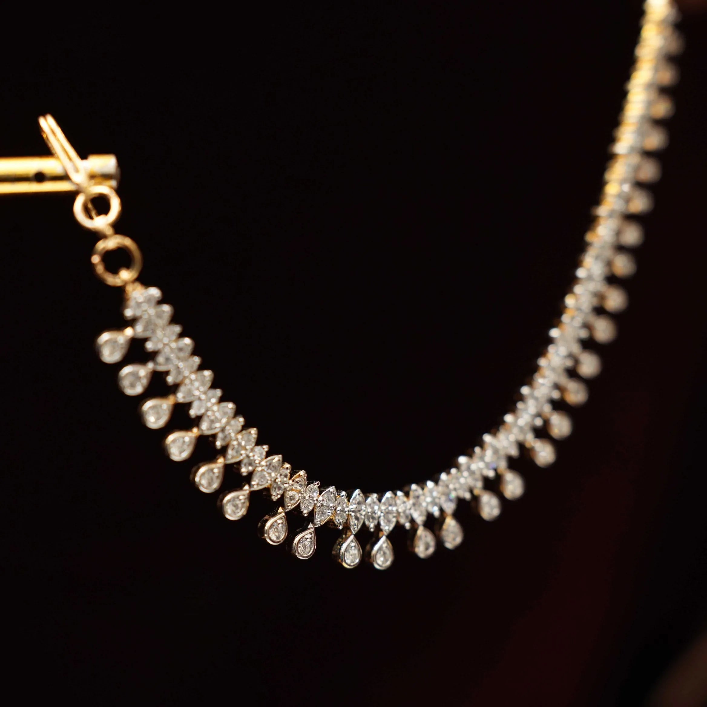 Indhumathi Zircon Ear Chain