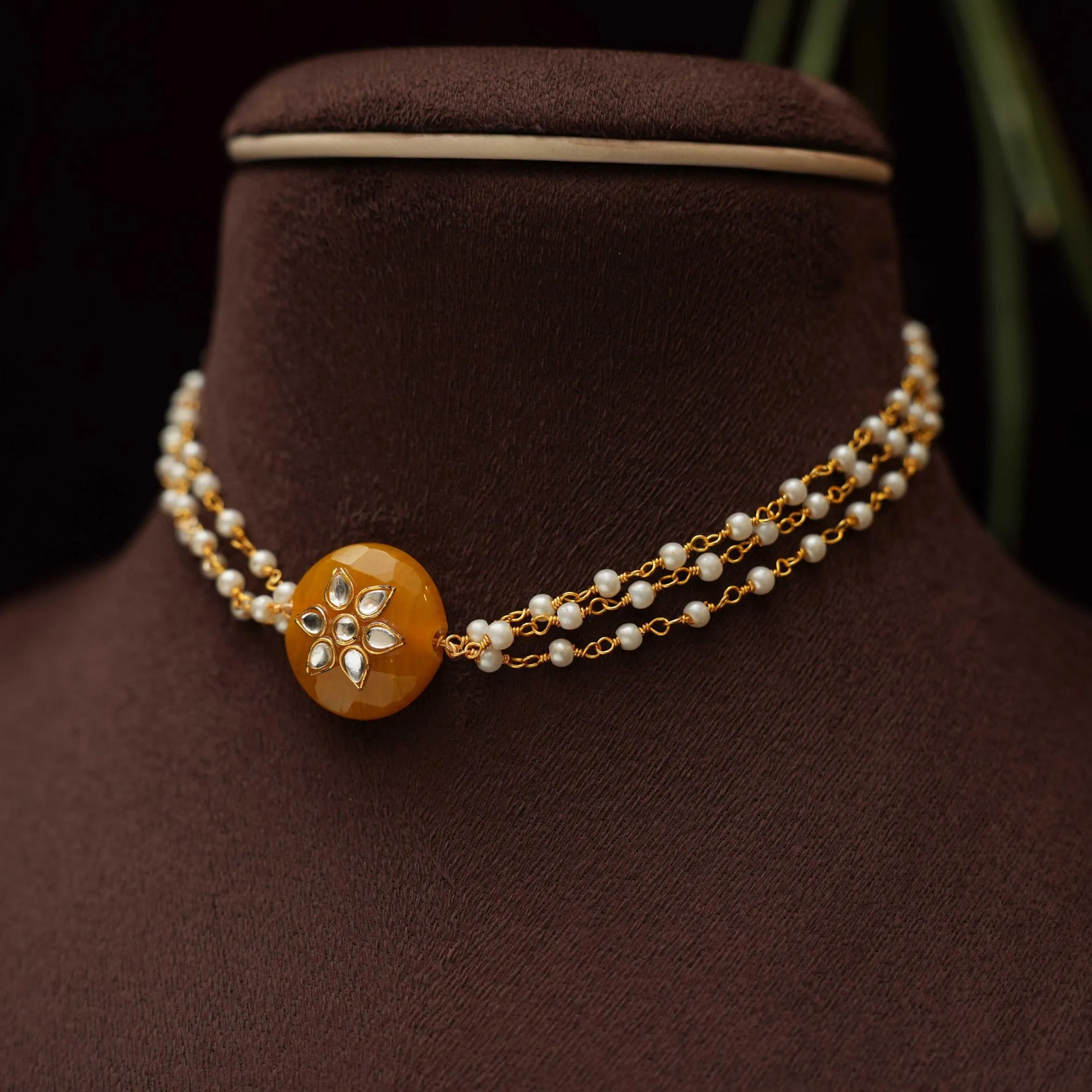 Ira Pearl Choker - Rimli Boutique