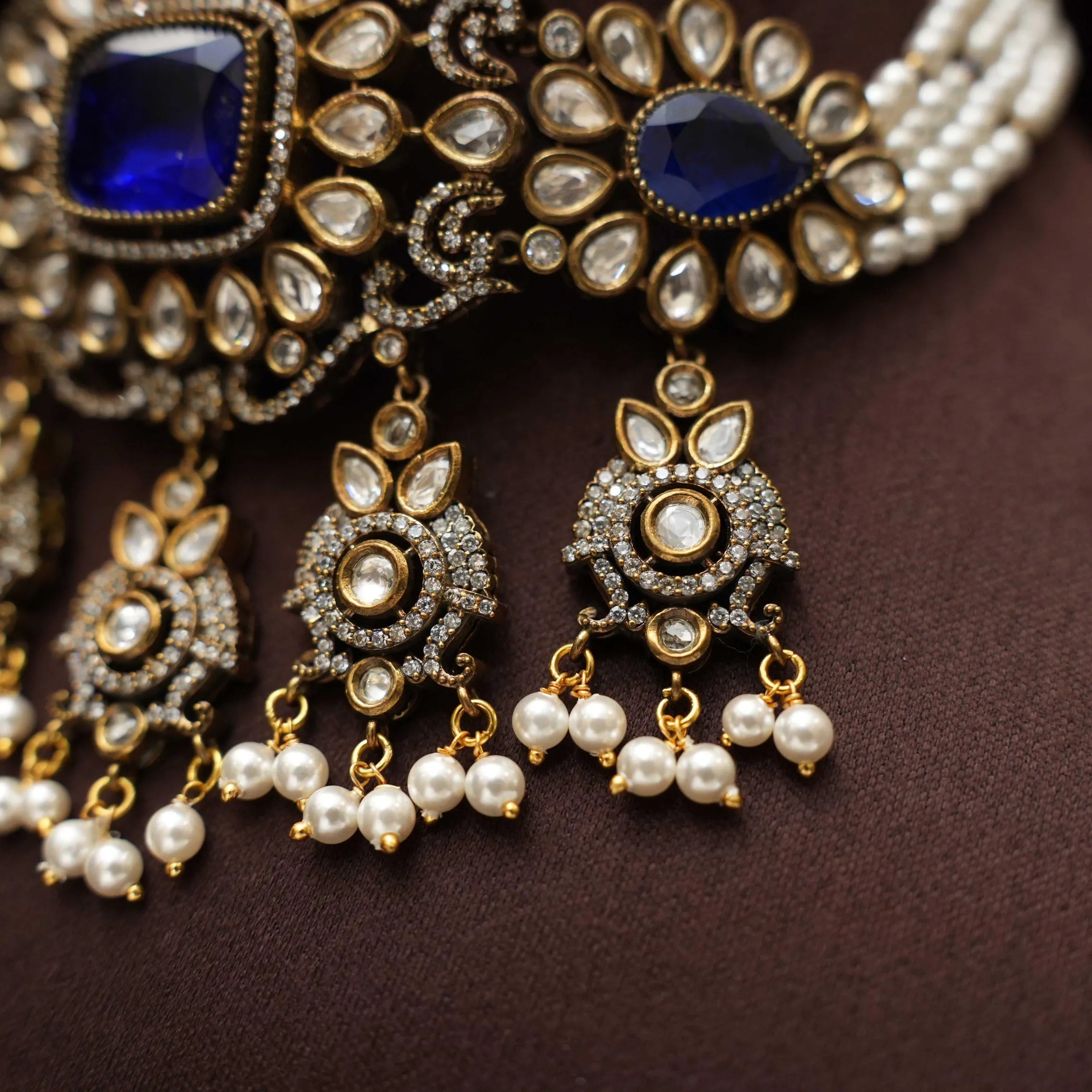 Iraja Victorian Polki Choker