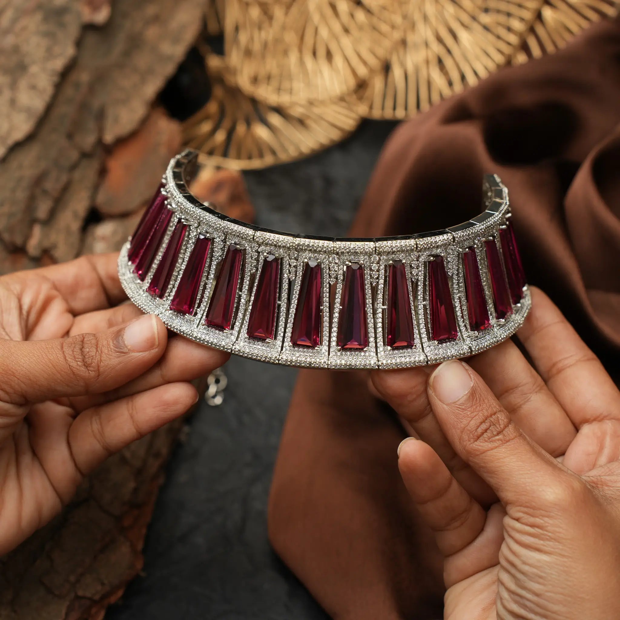 Isharvi Zircon Choker