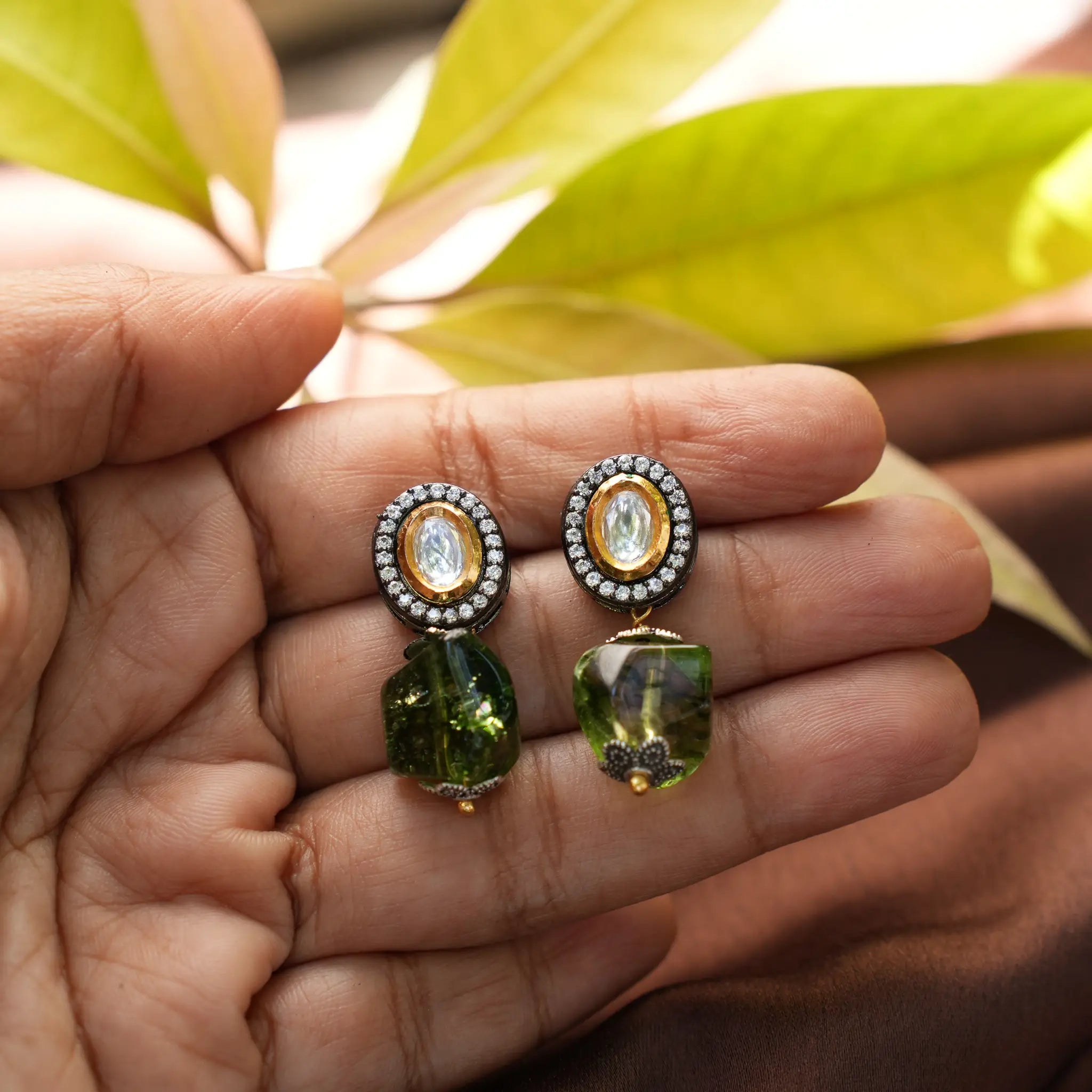 Ishayu Kundan Earrings - Kriti