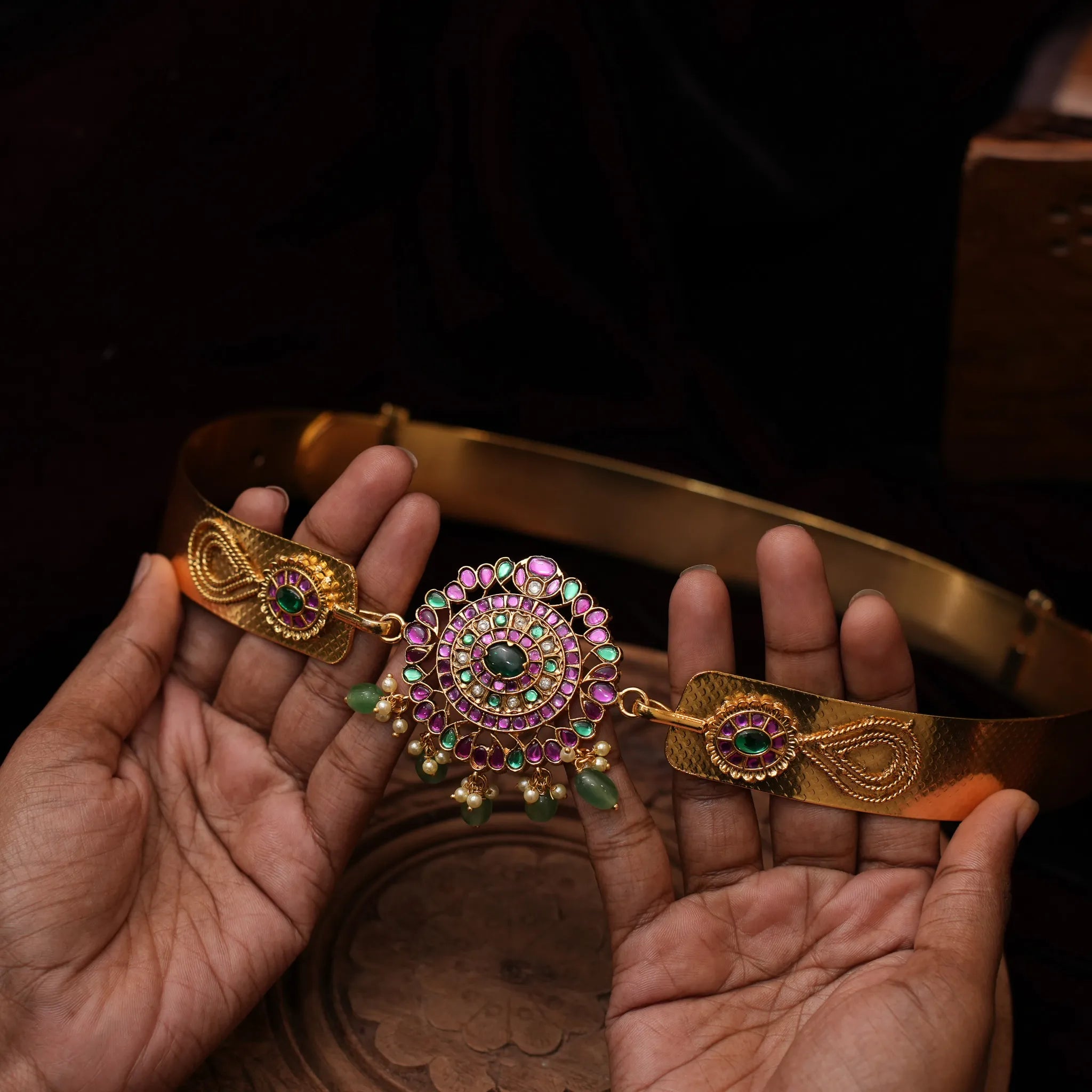 Ishvari Polki Hip Belt