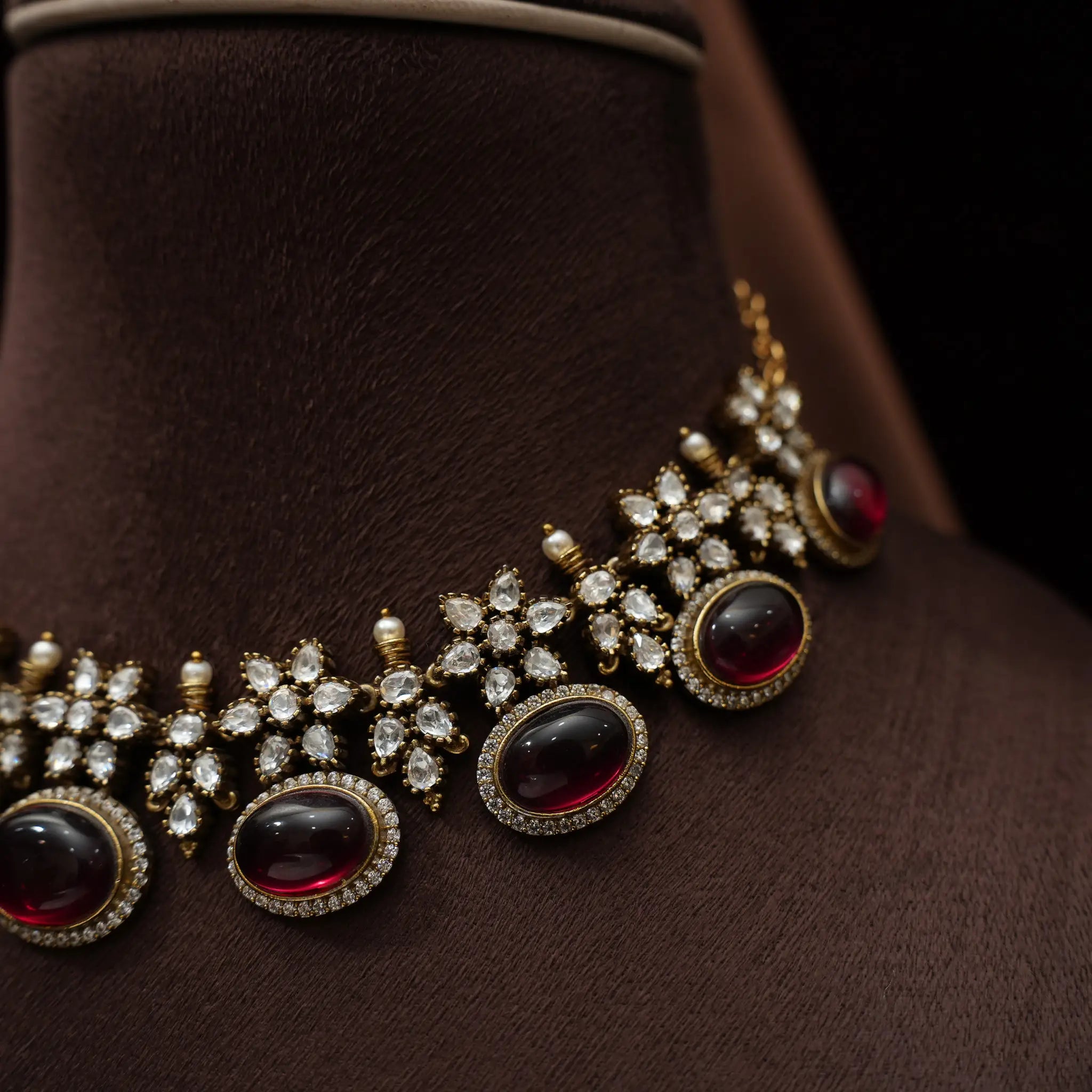 Isla Victorian Polki Choker