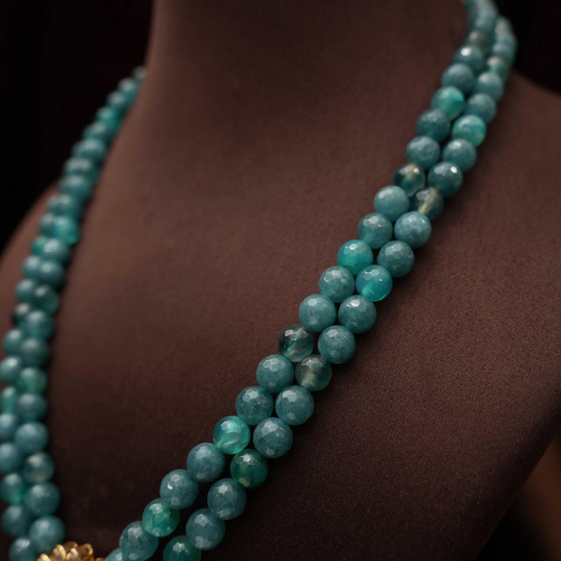 Jabir Beaded Kundan Necklace