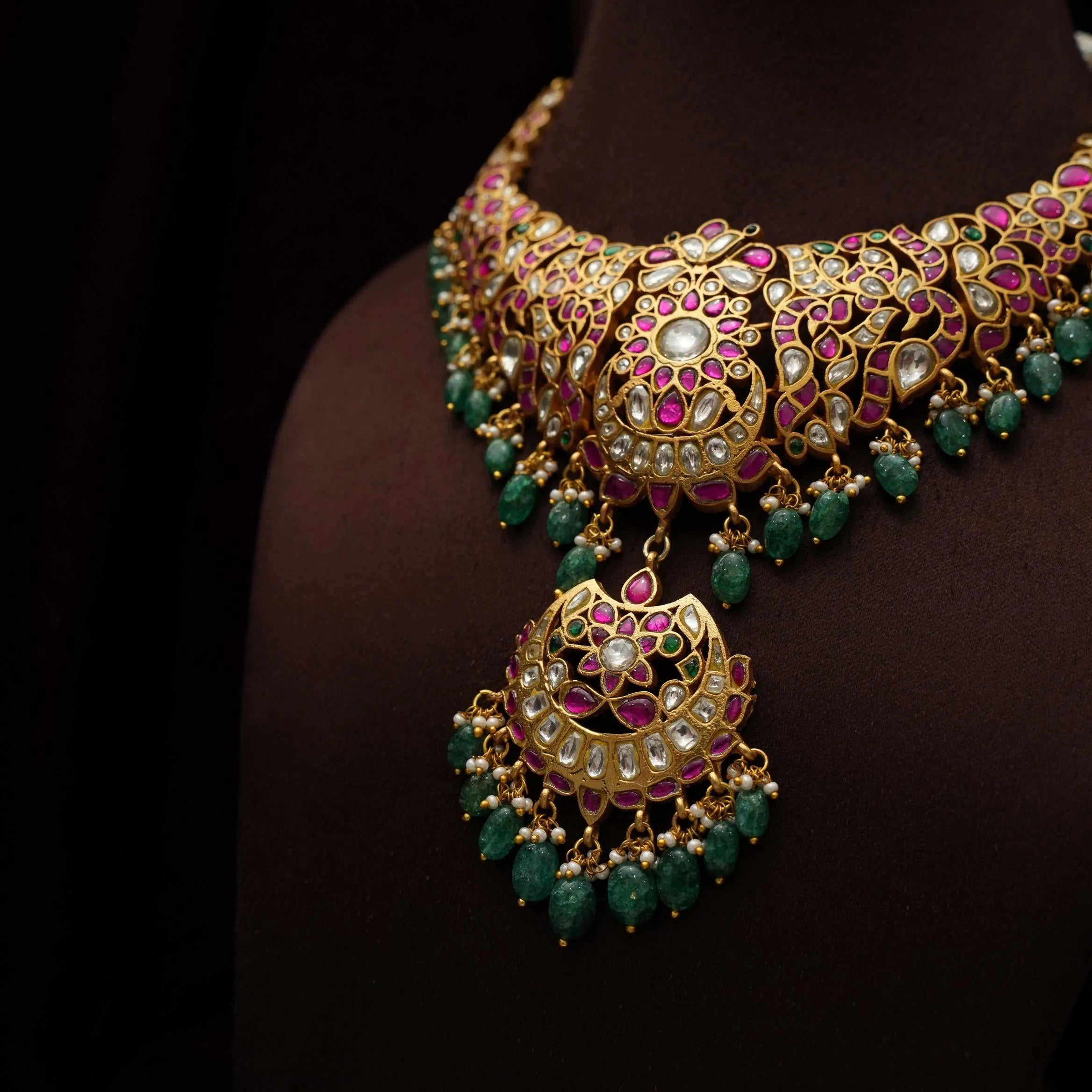 Jabir Polki Necklace