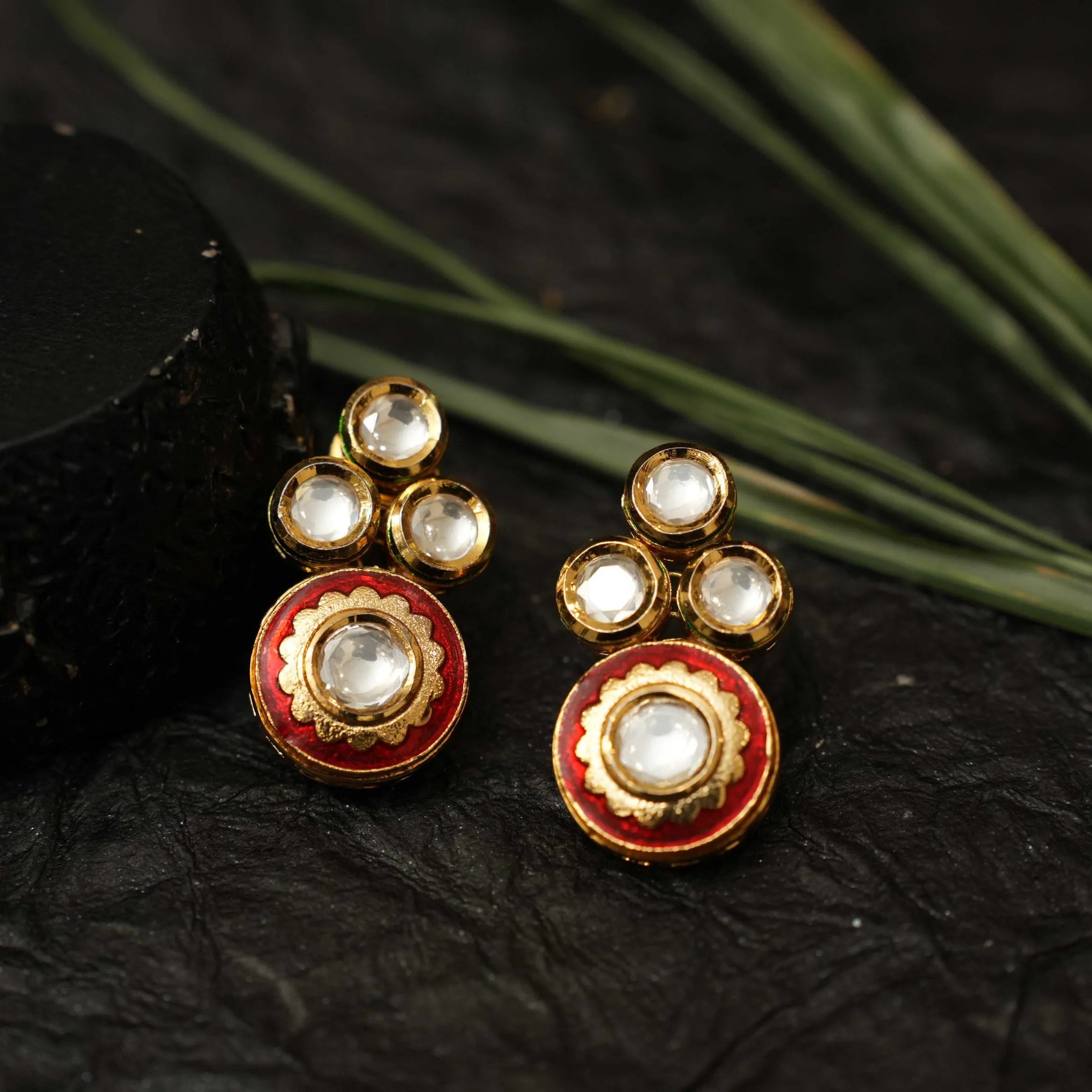 Jagvi Kundan Ear Stud