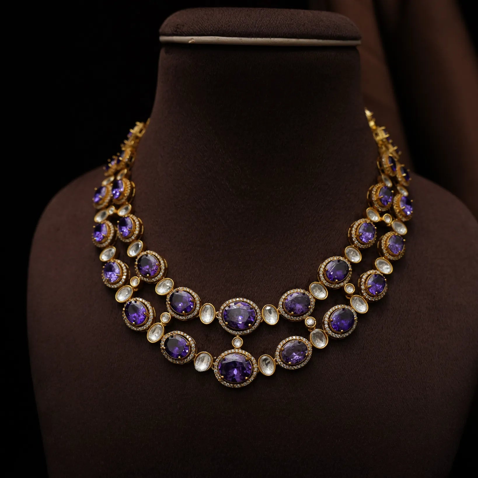 Jahnavi Victorian Polki Necklace