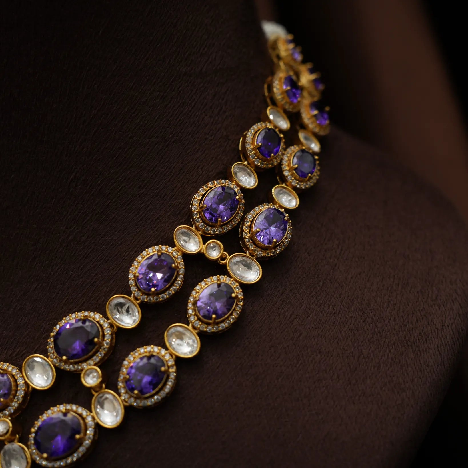 Jahnavi Victorian Polki Necklace