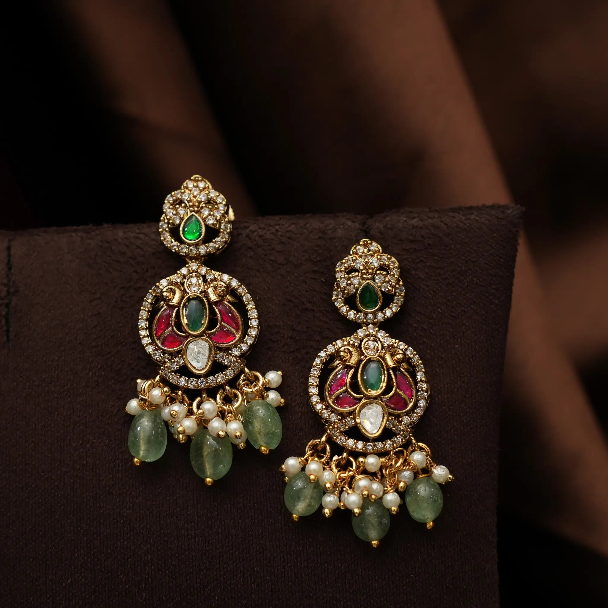 Janaki Beaded Polki Choker