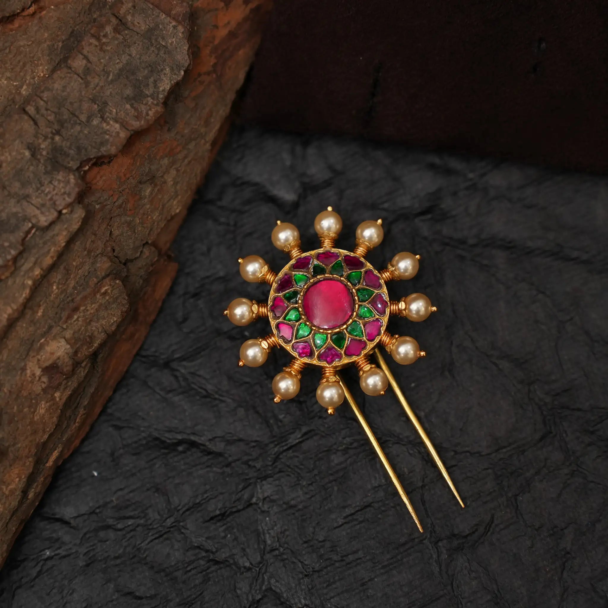 Jantula Silver Hair Pin