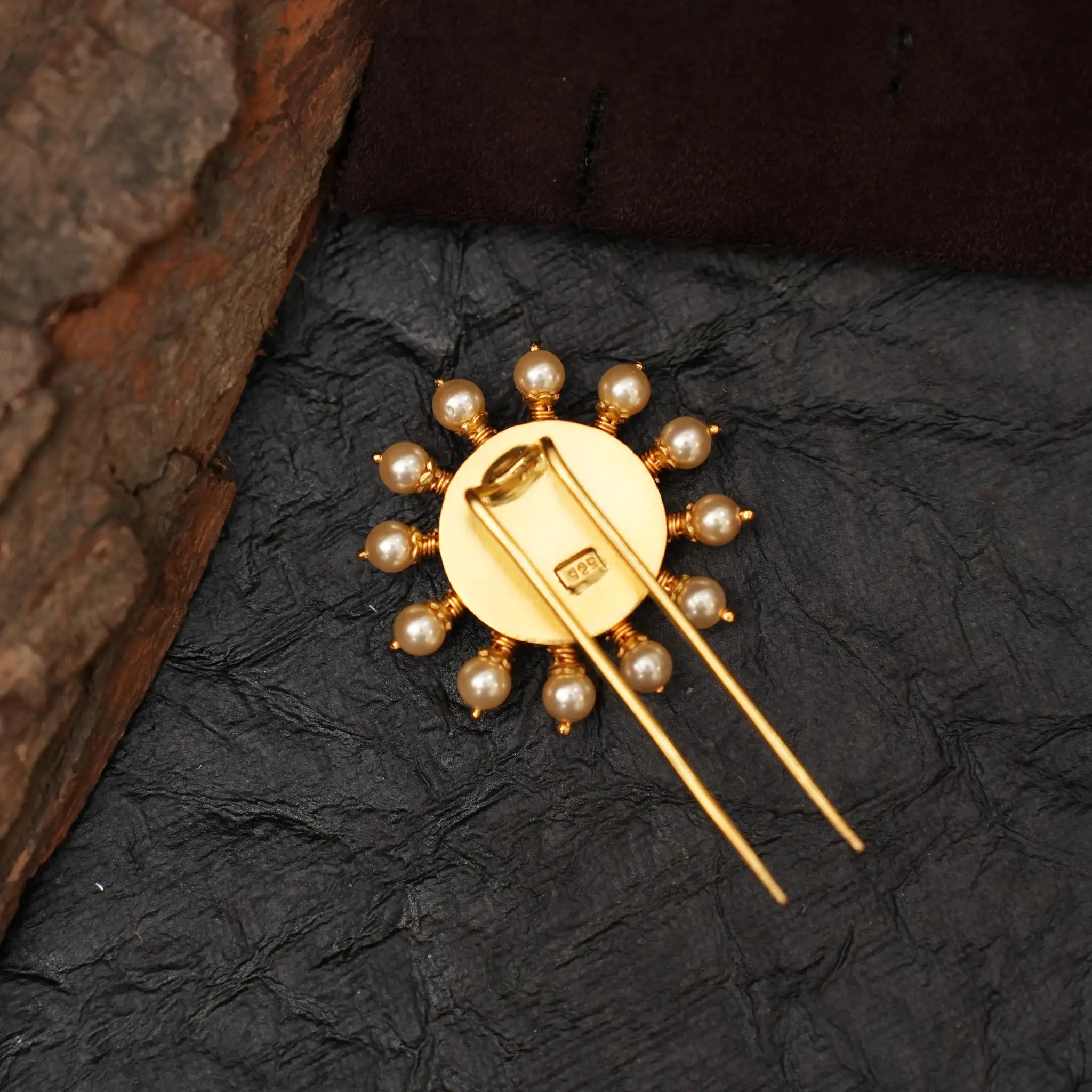 Jantula Silver Hair Pin