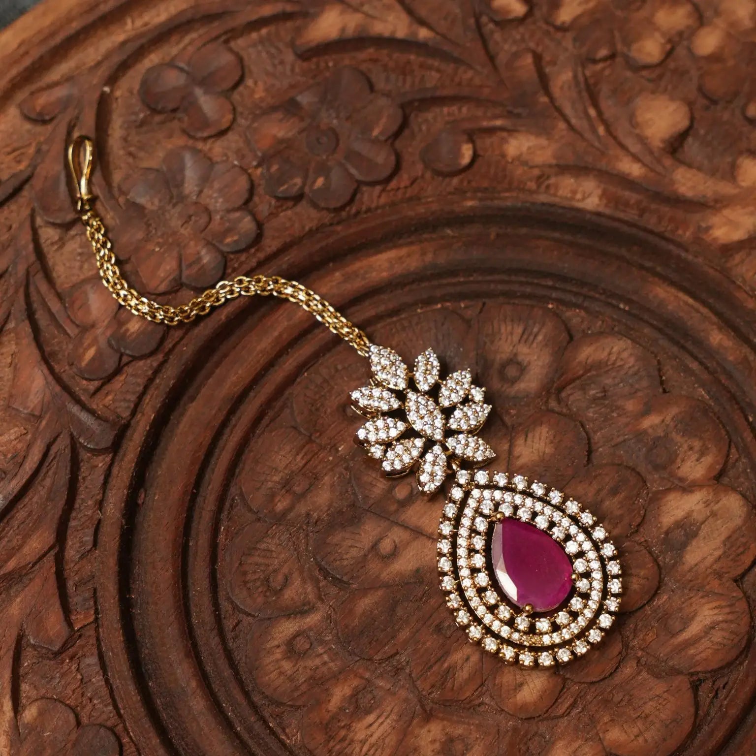 Jaynika Zircon Tikka - Magenta