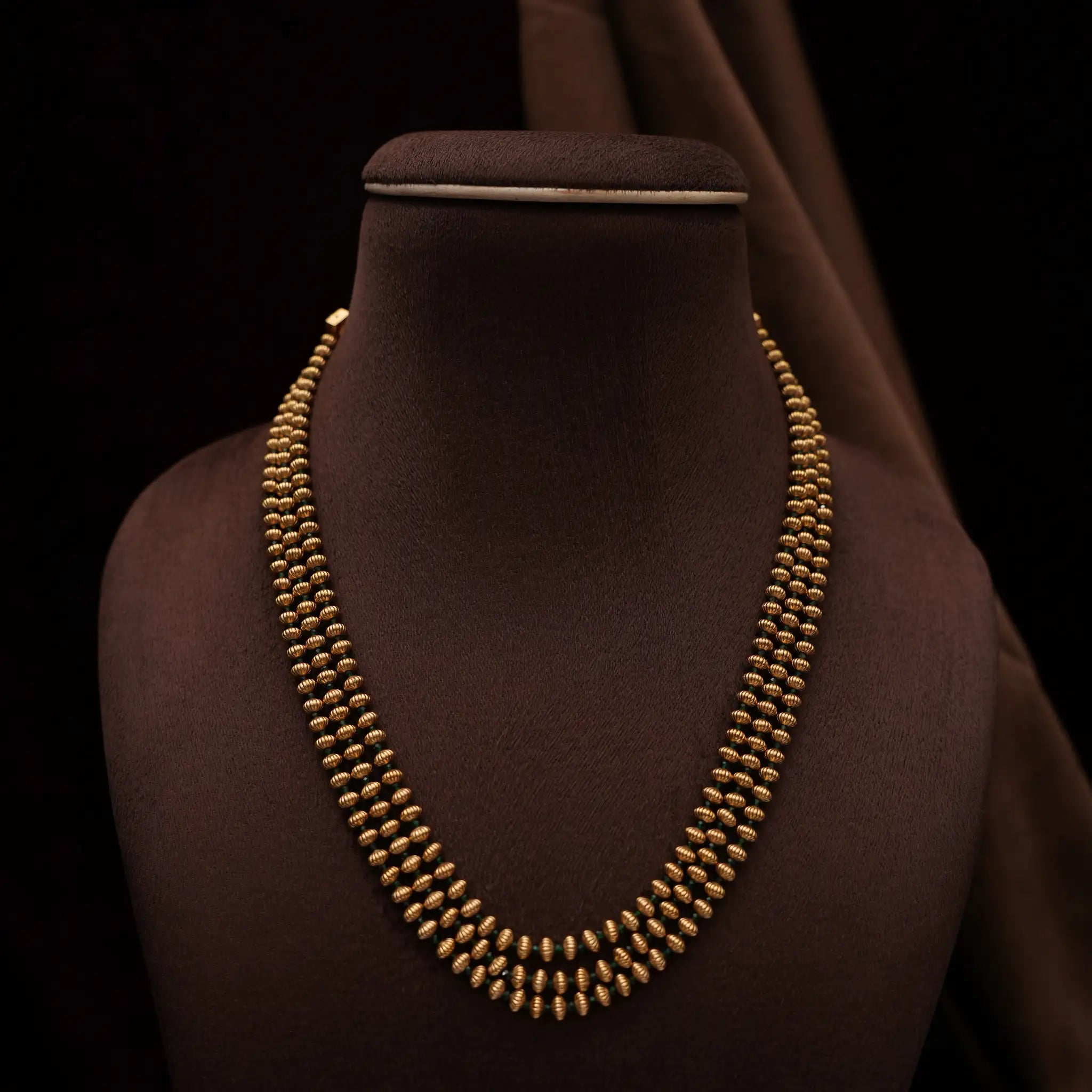 Jemrah Antique Necklace - Red