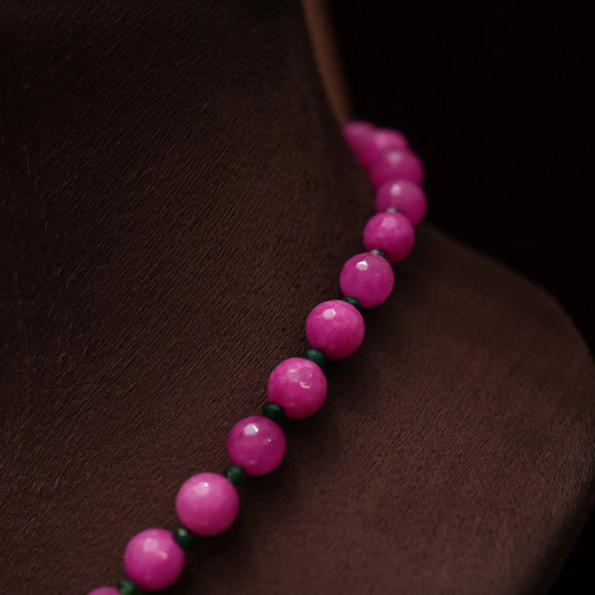 Jihirsa Beaded Zircon Necklace