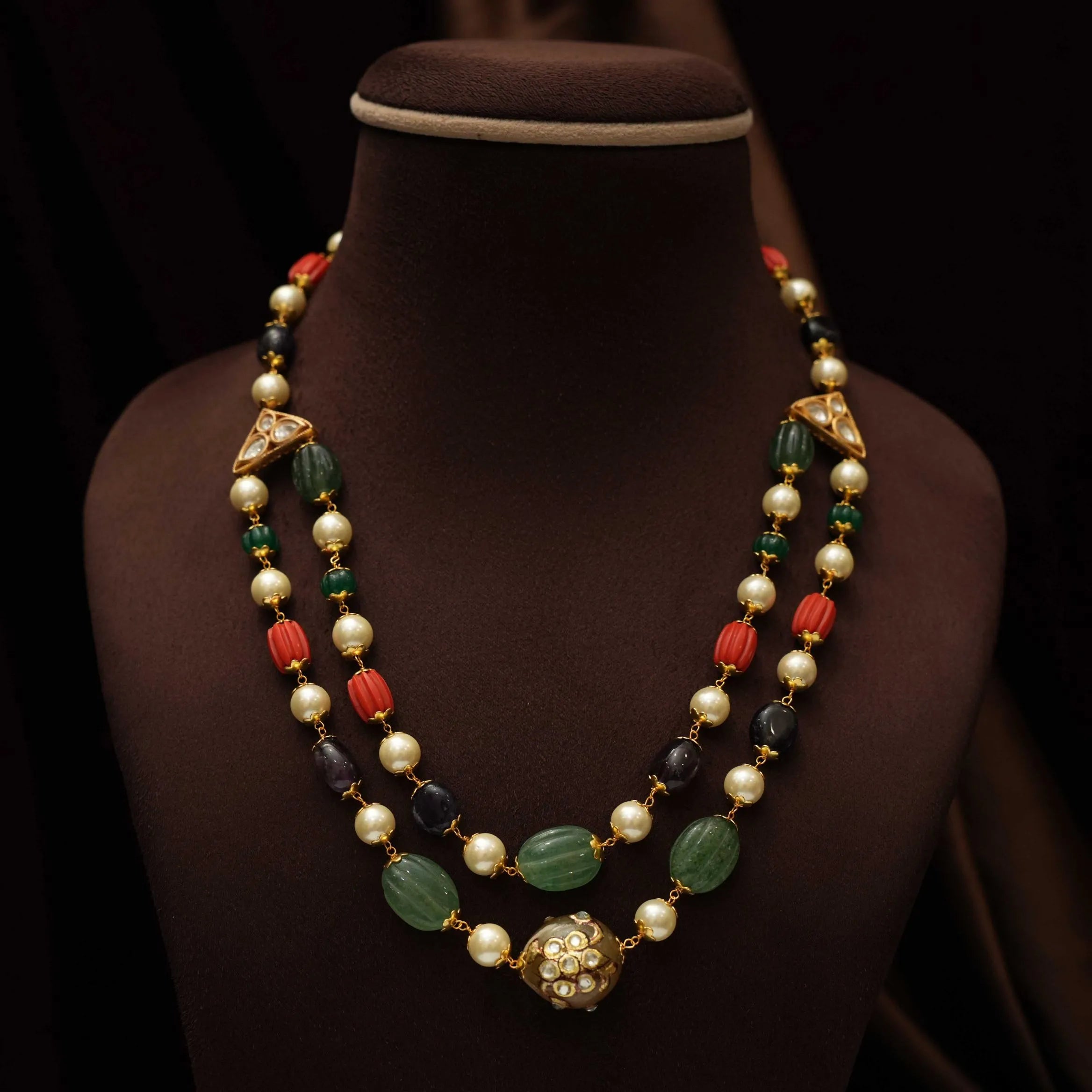 Jishnu Beaded Necklace - Rinku