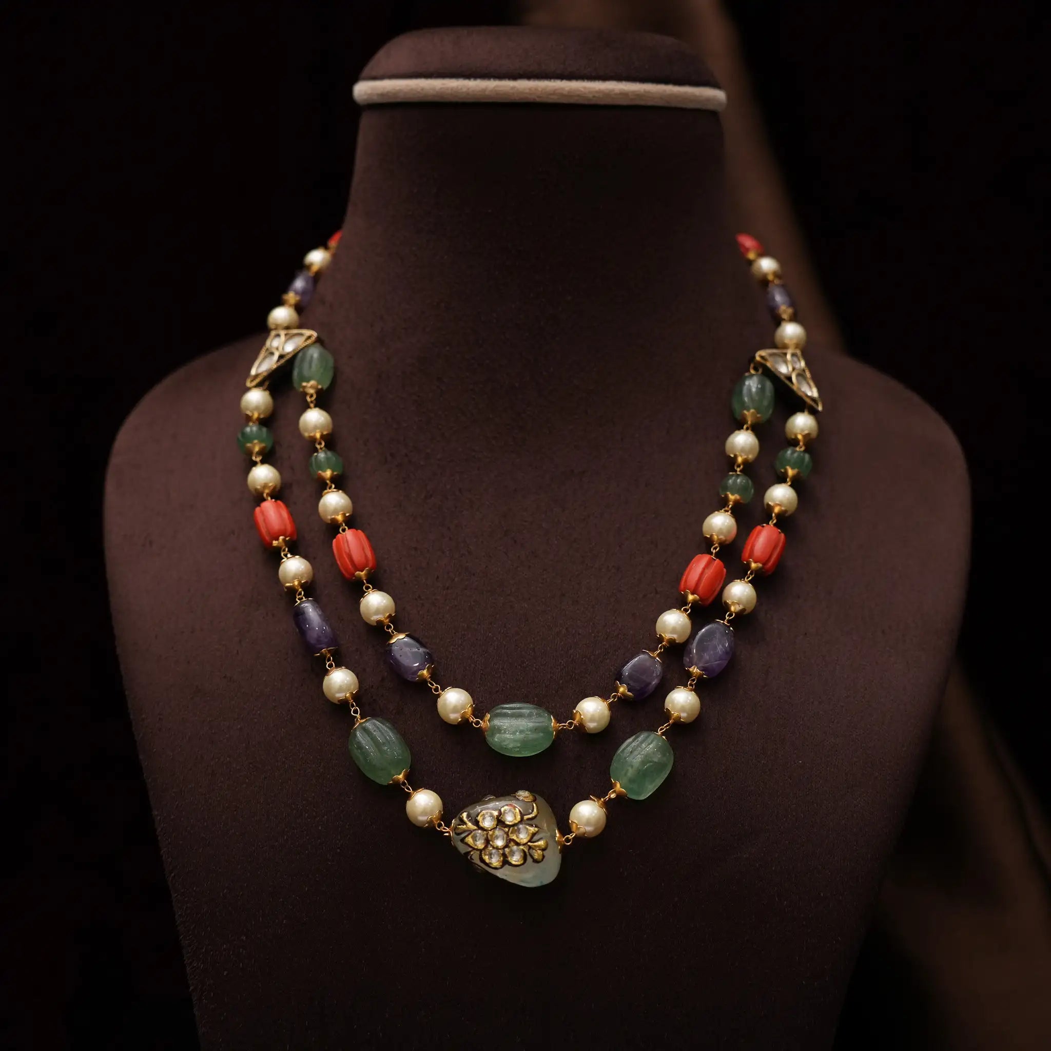 Jishnu Beaded Necklace - Riti