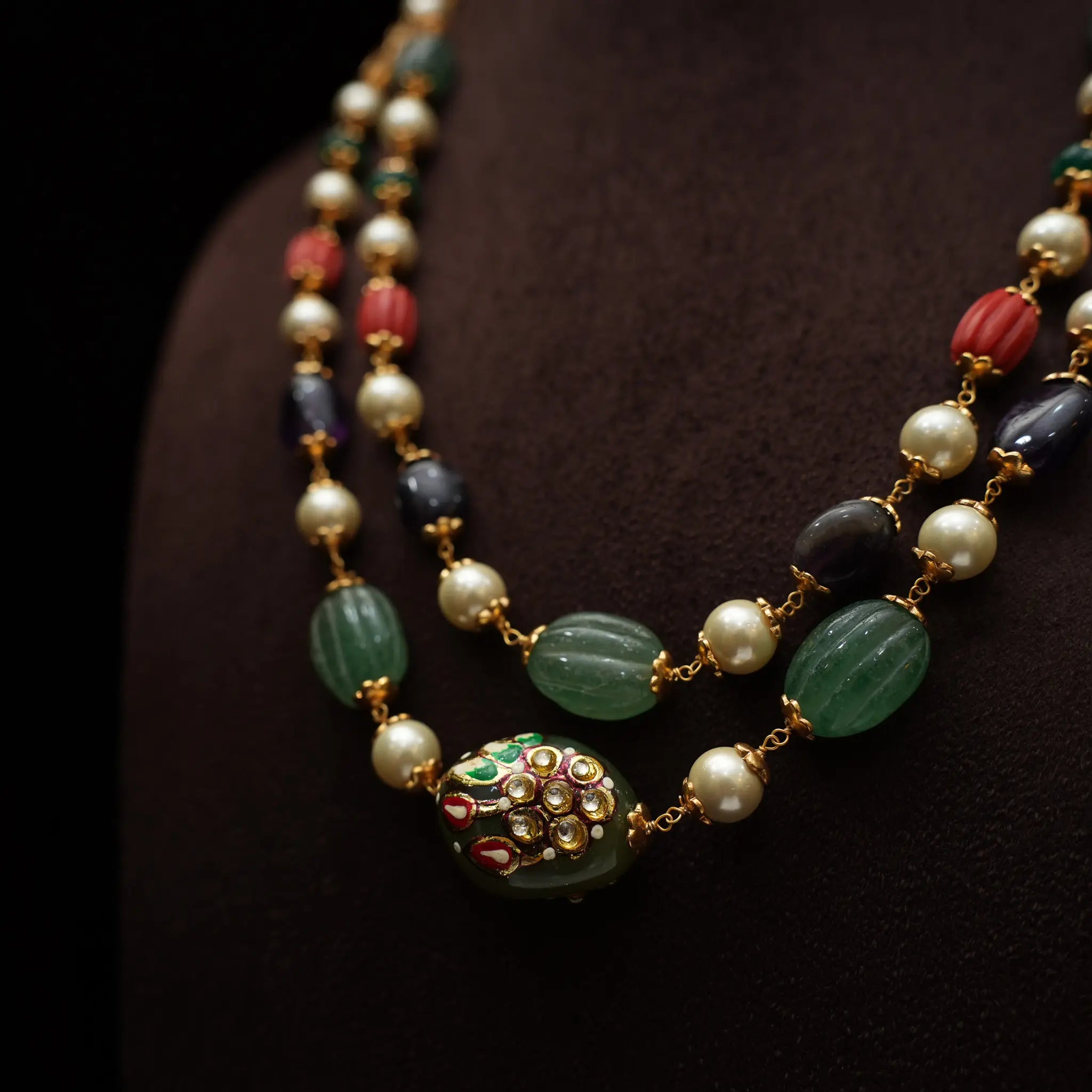 Jishnu Beaded Necklace - Riti