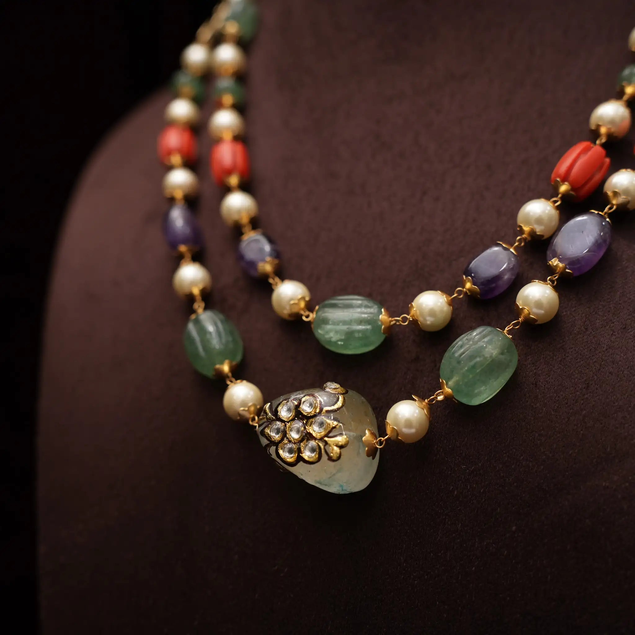 Jishnu Beaded Necklace - Riti