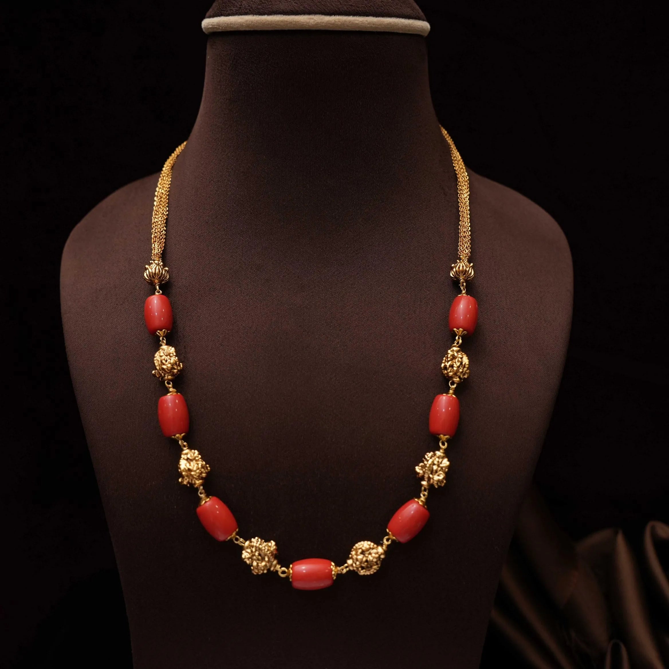 Jivika Antique Beaded Necklace